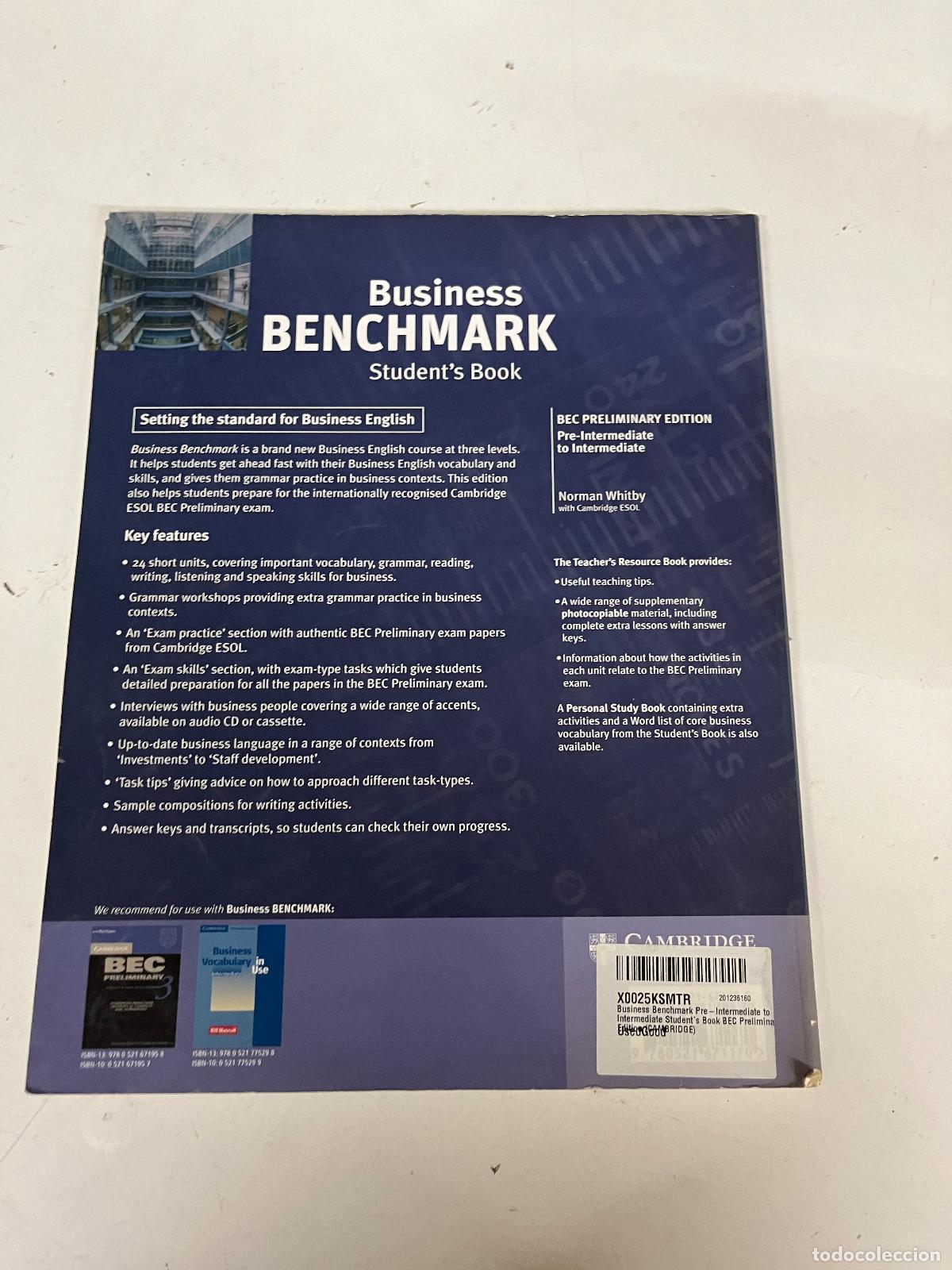 Libri di seconda mano: Business Benchmark Pre-Intermediate to Intermediate Student's Book BEC Preliminary Edition (CAMBRIDG