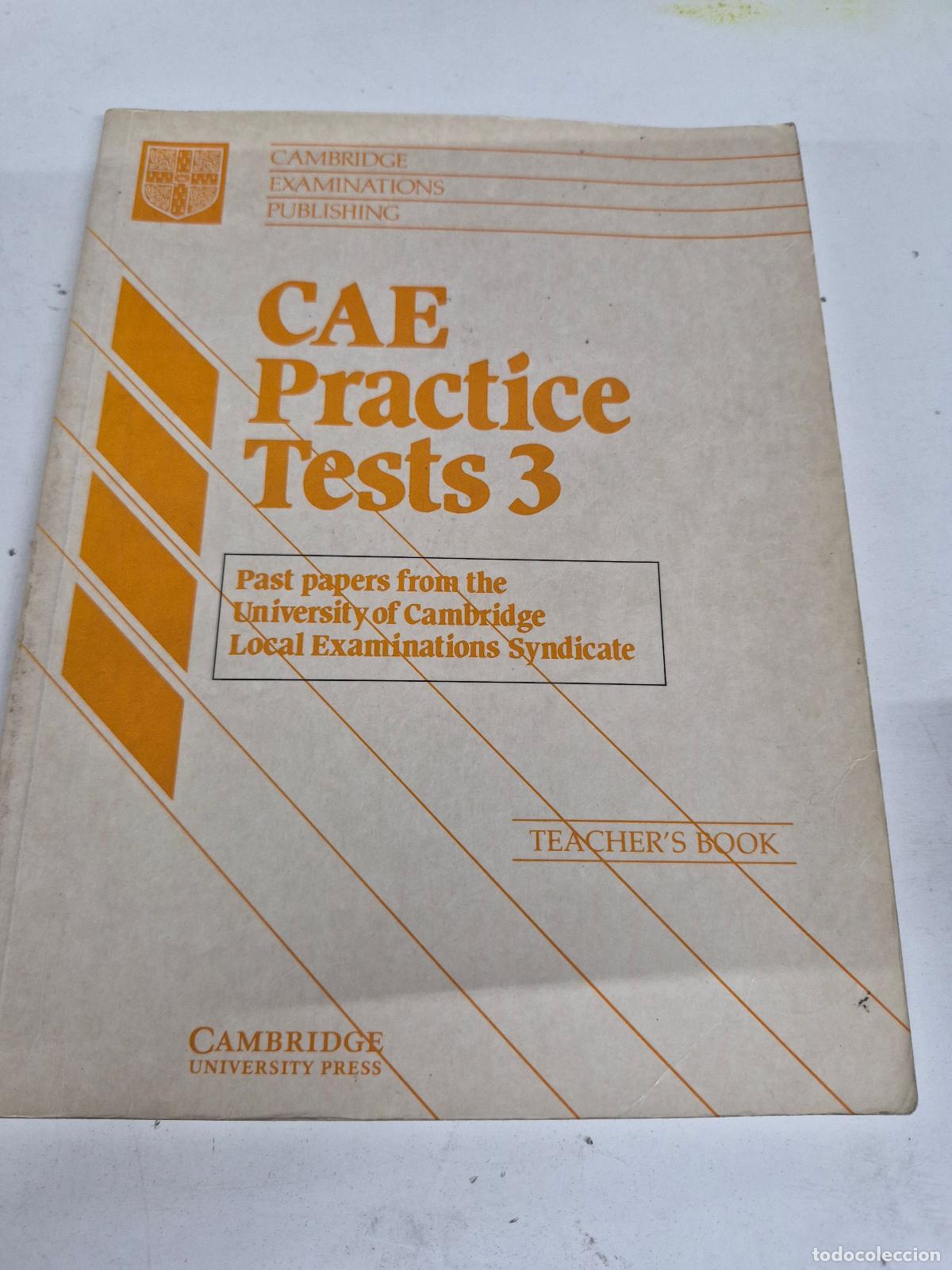 Libros de segunda mano: CAE PRACTICE TESTS 3-TEACHER BOOK - Foto 1