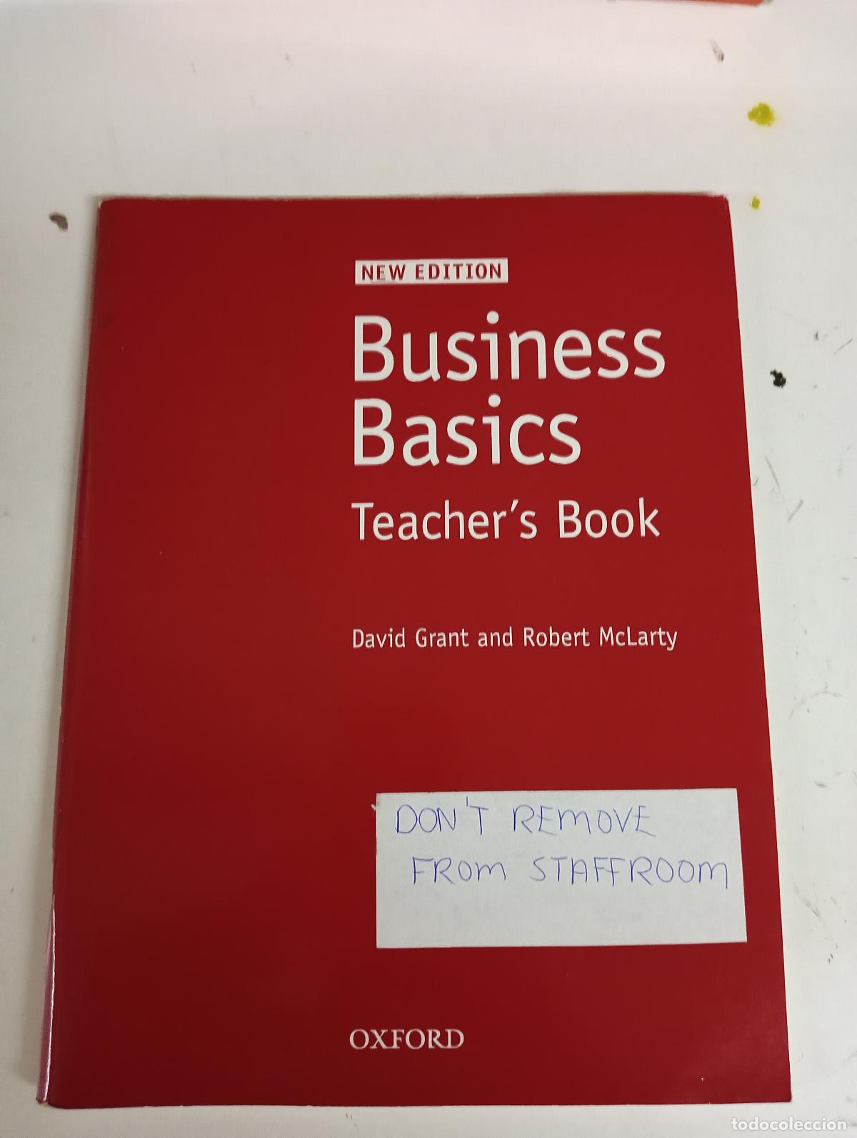 Libri di seconda mano: Business Basics. Teacher's Book New Edition - Grant, David; McLarty, Robert