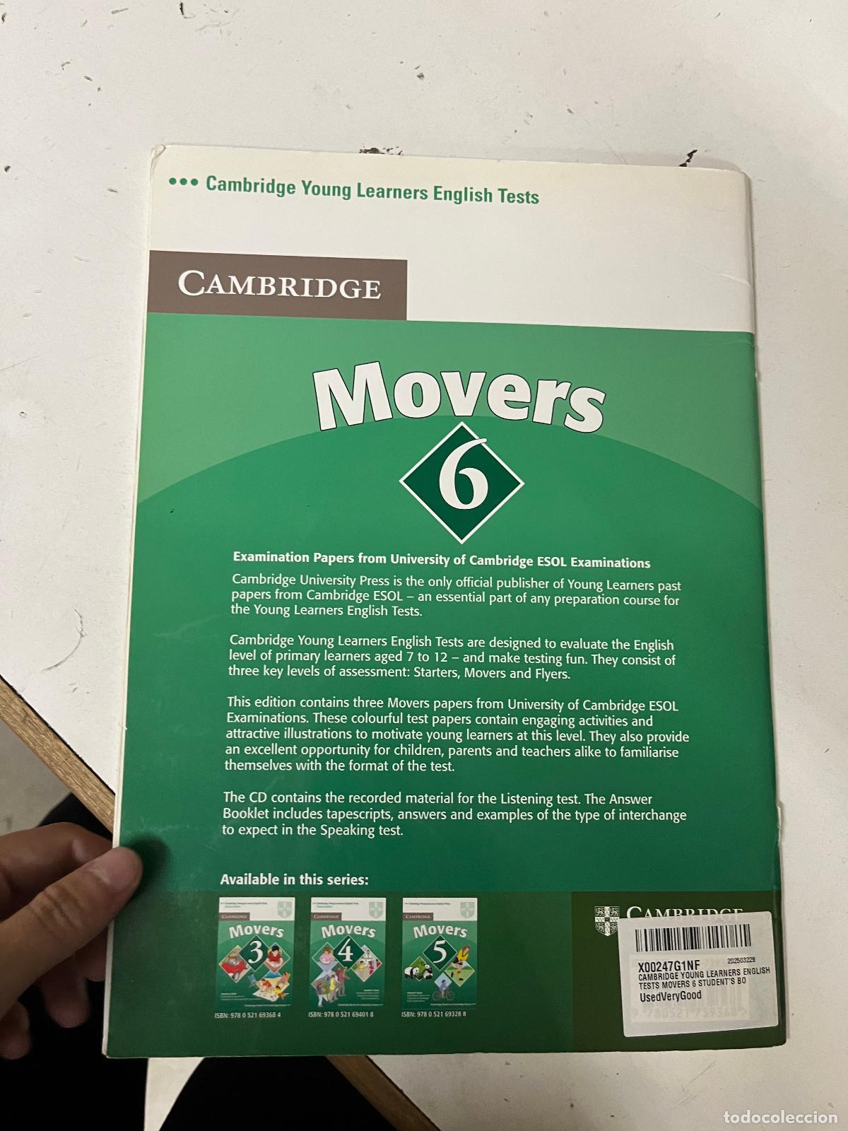 Gebrauchte B&uuml;cher: CAMBRIDGE YOUNG LEARNERS ENGLISH TESTS MOVERS 6 STUDENT'S BO