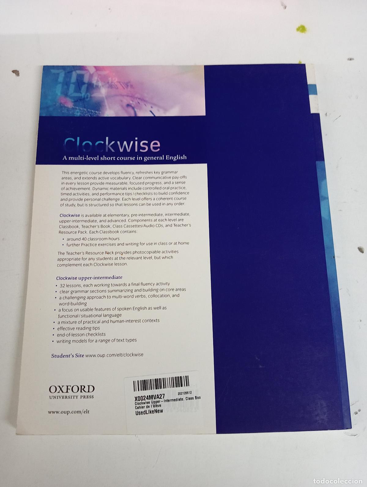 Gebrauchte B&uuml;cher: Clockwise Upper-Intermediate. Class Book: Cahier de l'&eacute;l&egrave;ve - Naunton, Jon