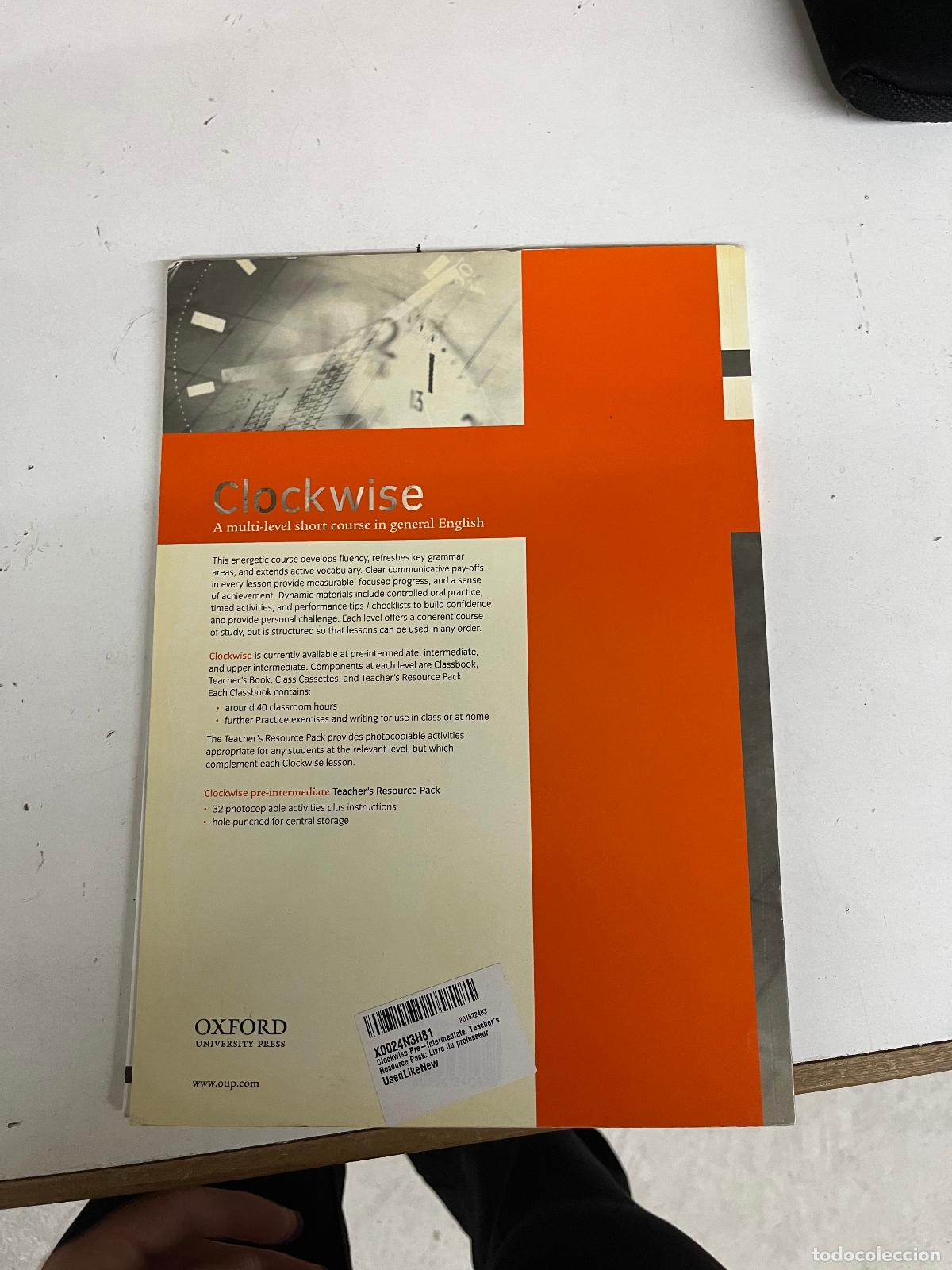 Libros de segunda mano: Clockwise Pre-Intermediate. Teachers Resource Pack - Potten, Heather; Donaghue, Helen - Foto 1