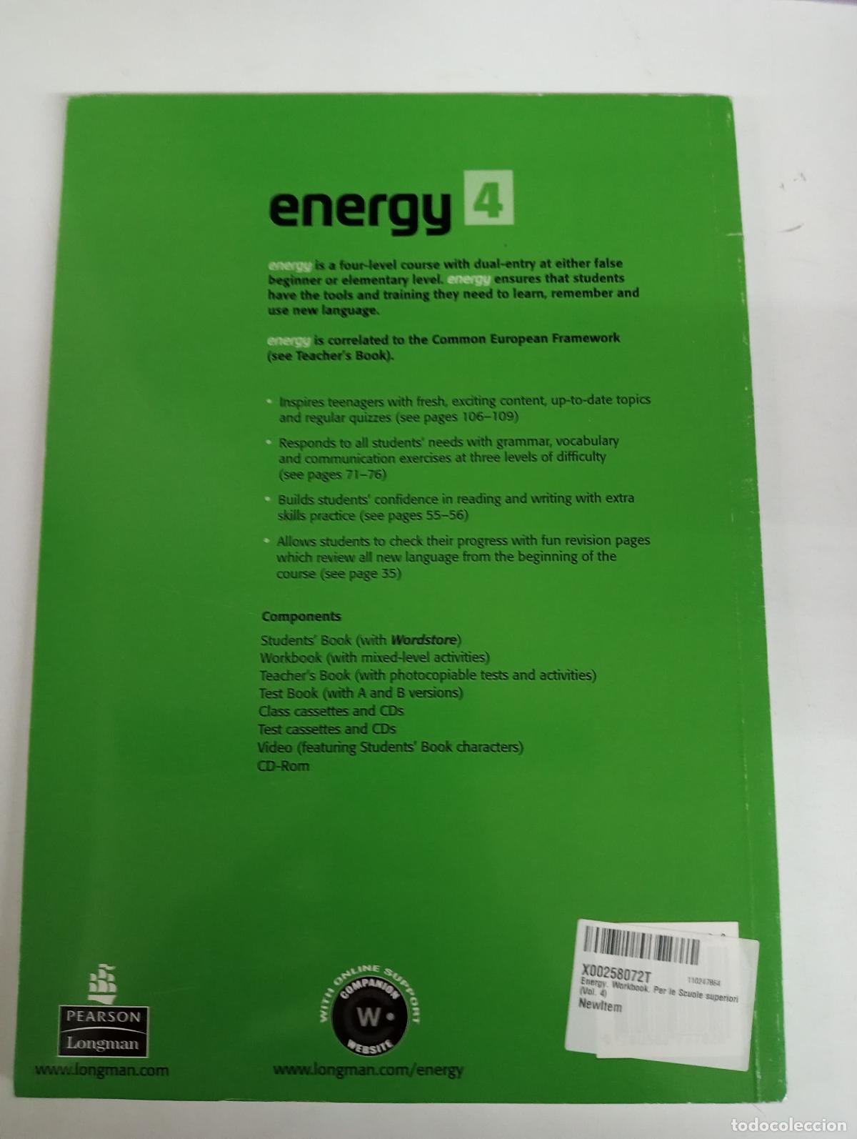 Second hand books: Energy. Workbook. Per le Scuole superiori (Vol. 4) - Kilbey, Liz