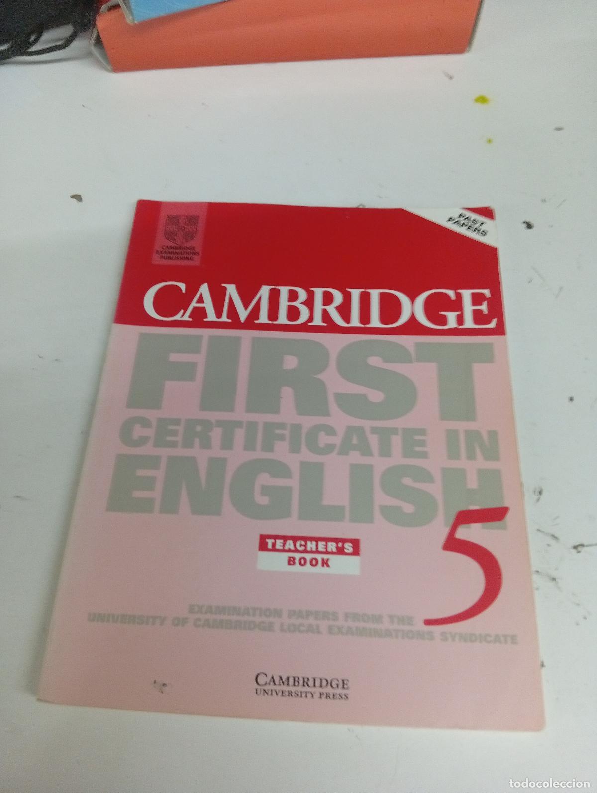 Libri di seconda mano: CAMBRIDGE FIRST CERT.5-TEACHERS BOOK: Examination Papers from the University of Cambridge Local Exam