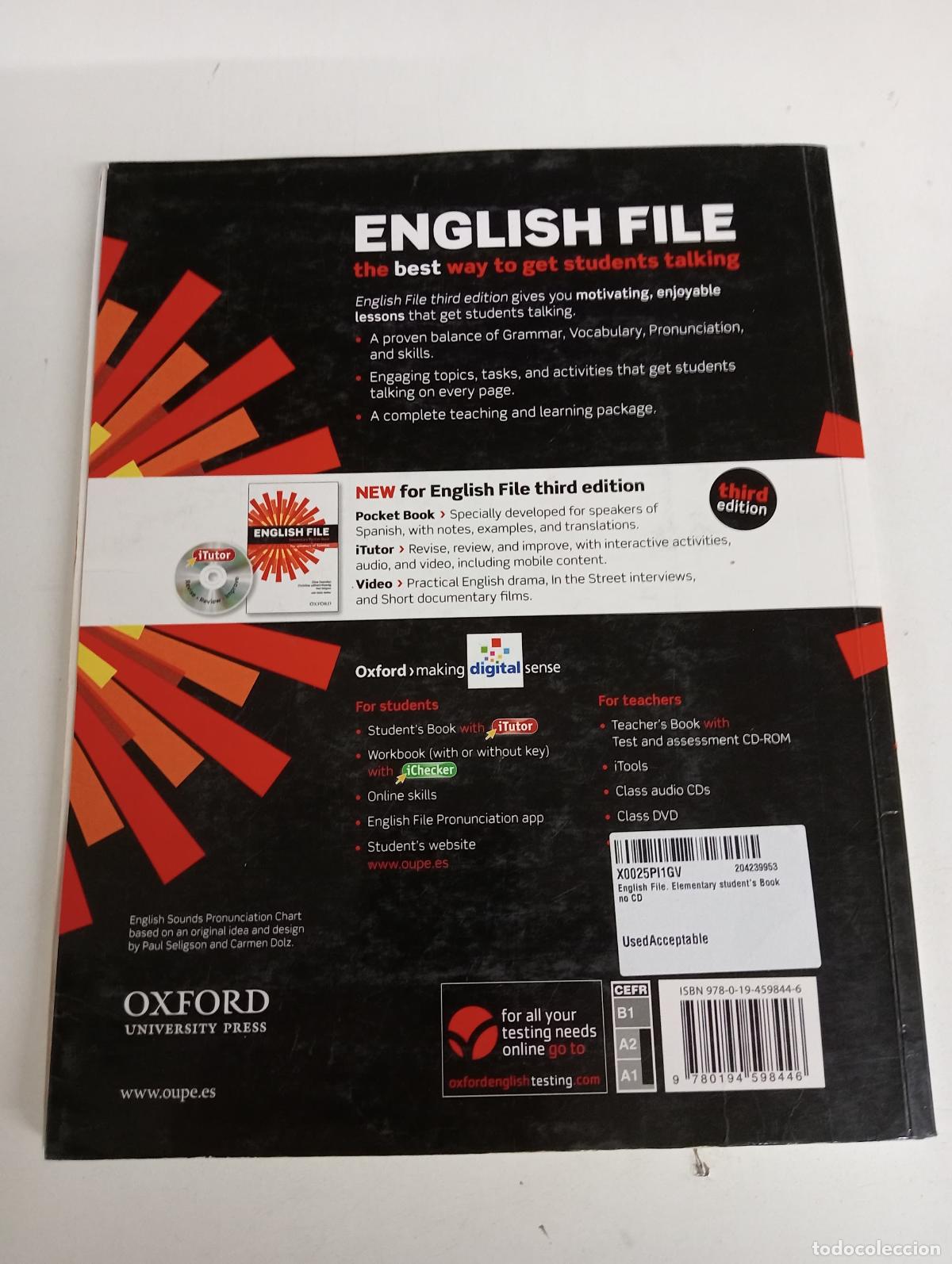 Gebrauchte B&uuml;cher: English File. Elementary student's Book no CD - Christina Latham-Koenig, Clive Oxenden, Paul Seligso