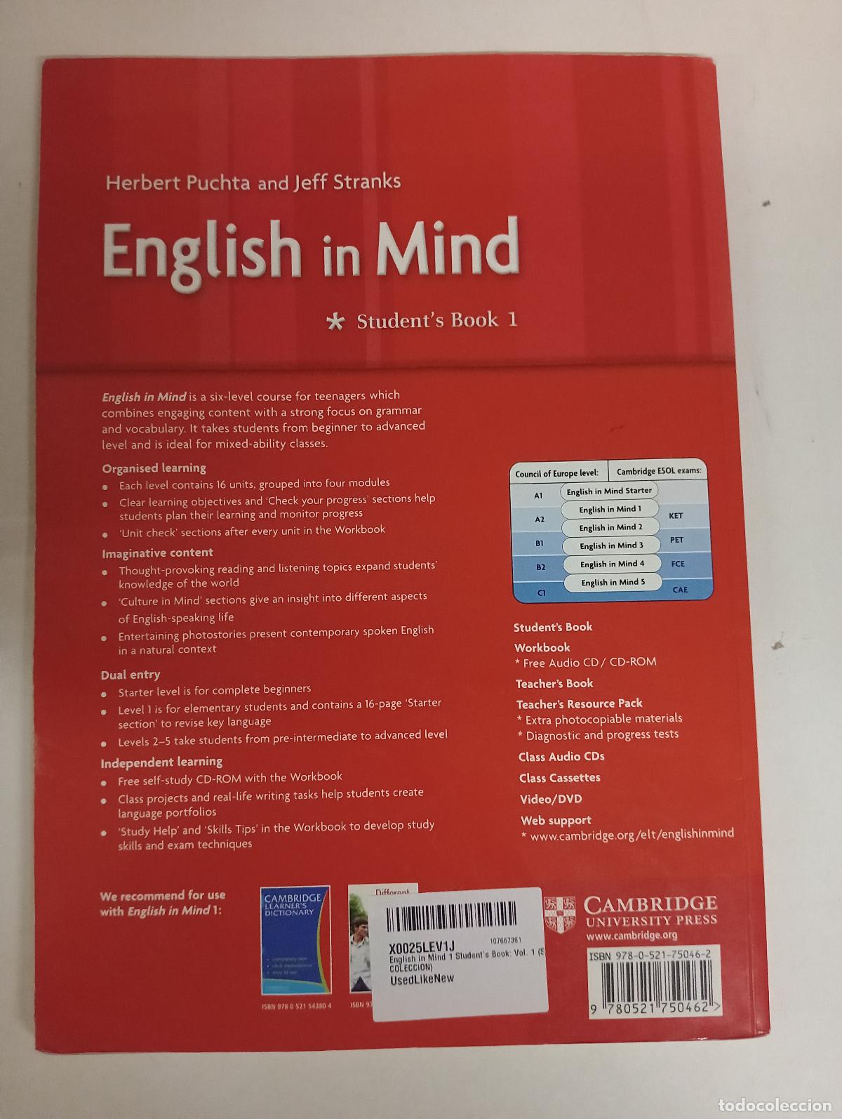 Gebrauchte B&uuml;cher: English in Mind 1 Student's Book: Vol. 1 - Jeff Stranks