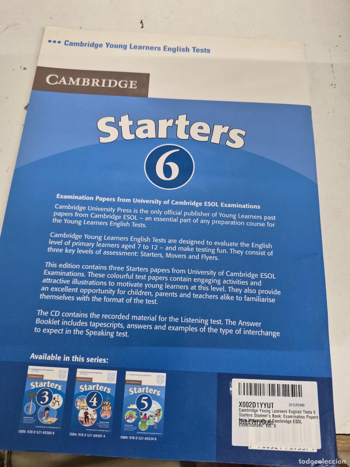 Second hand books: Cambridge Young Learners English Tests 6 Starters Student's Book: Examination Papers from University