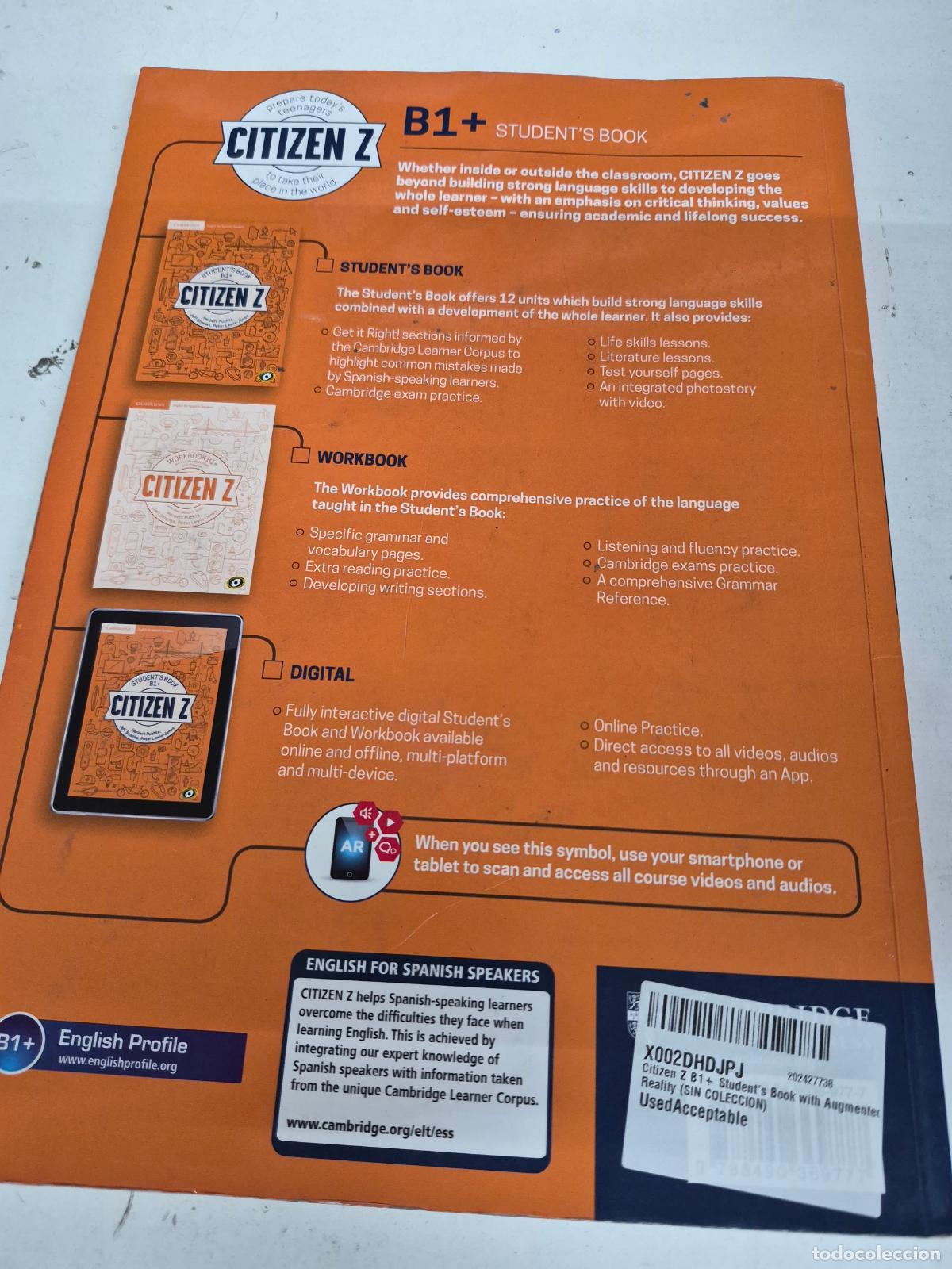 Libri di seconda mano: Citizen Z B1+ Student's Book with Augmented Reality - Puchta, Herbert; Stranks, Jeff; Lewis-Jones, P