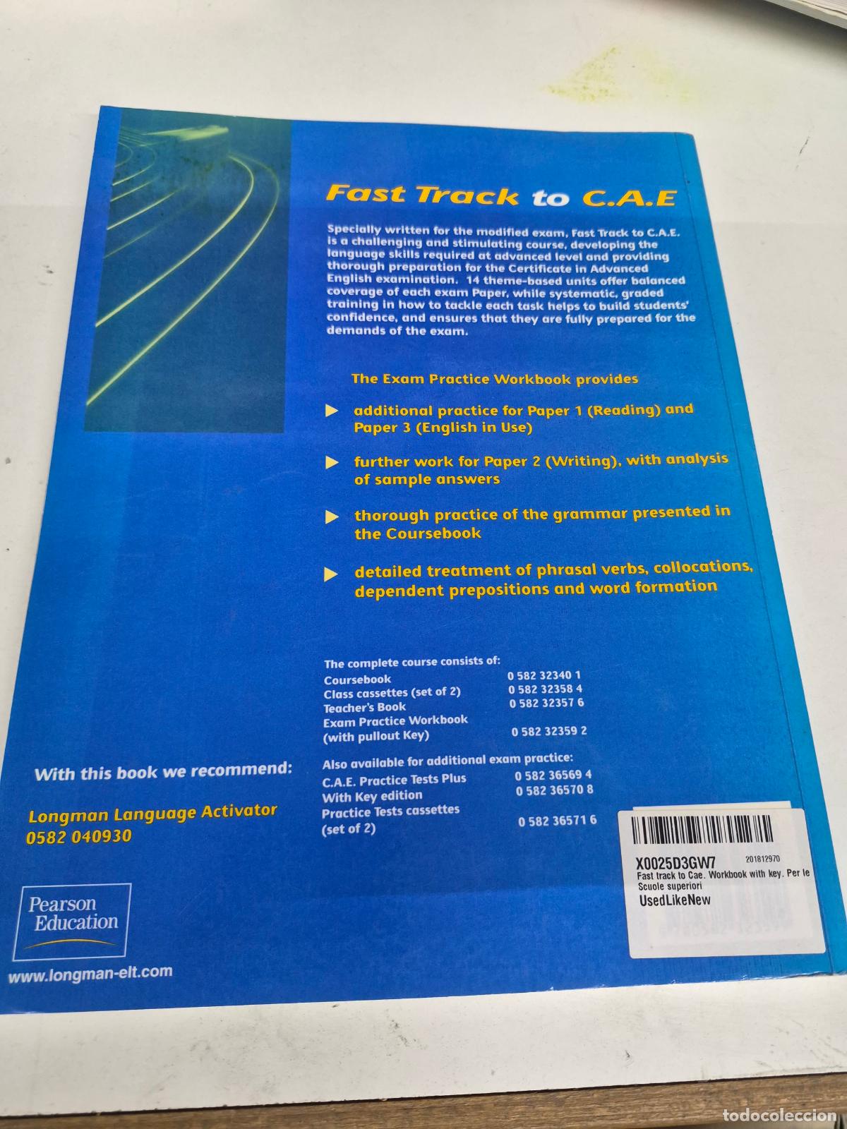 Gebrauchte B&uuml;cher: Fast track to Cae. Workbook with key. Per le Scuole superiori - Fiona Joseph, Peter Travis, Alan Sta
