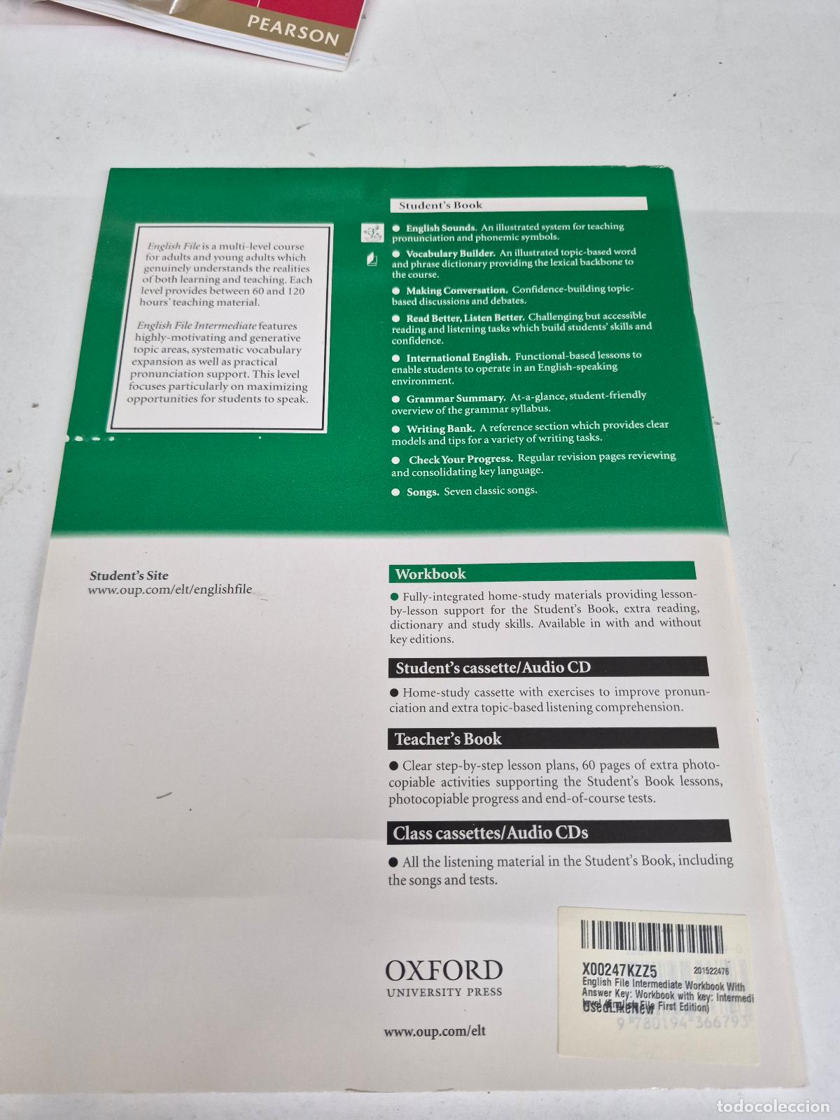 Livros em segunda m&atilde;o: English File Intermediate Workbook With Answer Key: Intermediate level (English File First Edition)