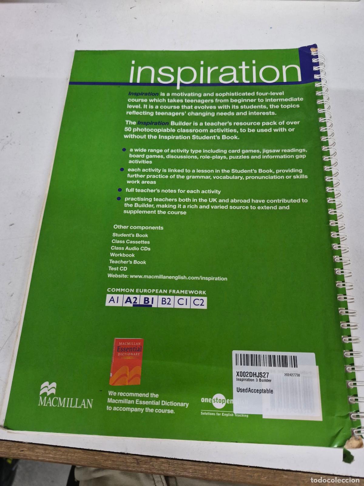 Second hand books: Inspiration 3 Builder - Bell, Jan; Bialas, Anna; Fish, Hannah; Kedward, Michael; Mulak, Agnieszka; R