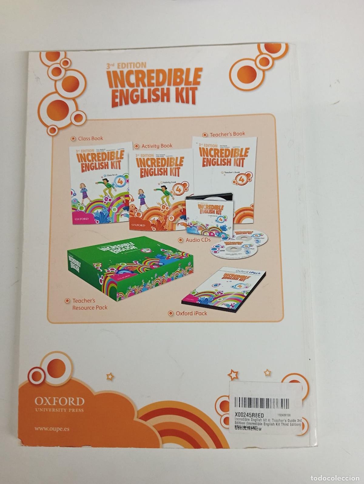 Second hand books: Incredible English Kit 3rd edition 4. Teacher's Guide - Beare, Nick; Thompson, Tamzin; Phillips, Sar