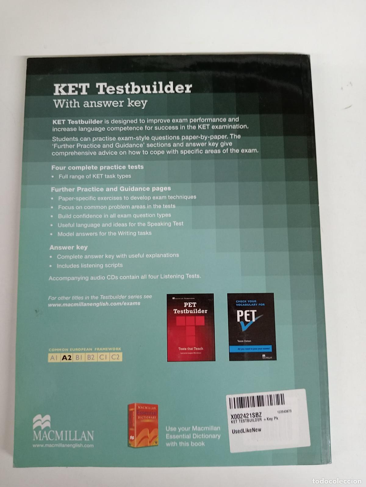 Second hand books: KET TESTBUILDER +Key Pk - Dymond, Sarah; Kenny, Nick; French, Amanda