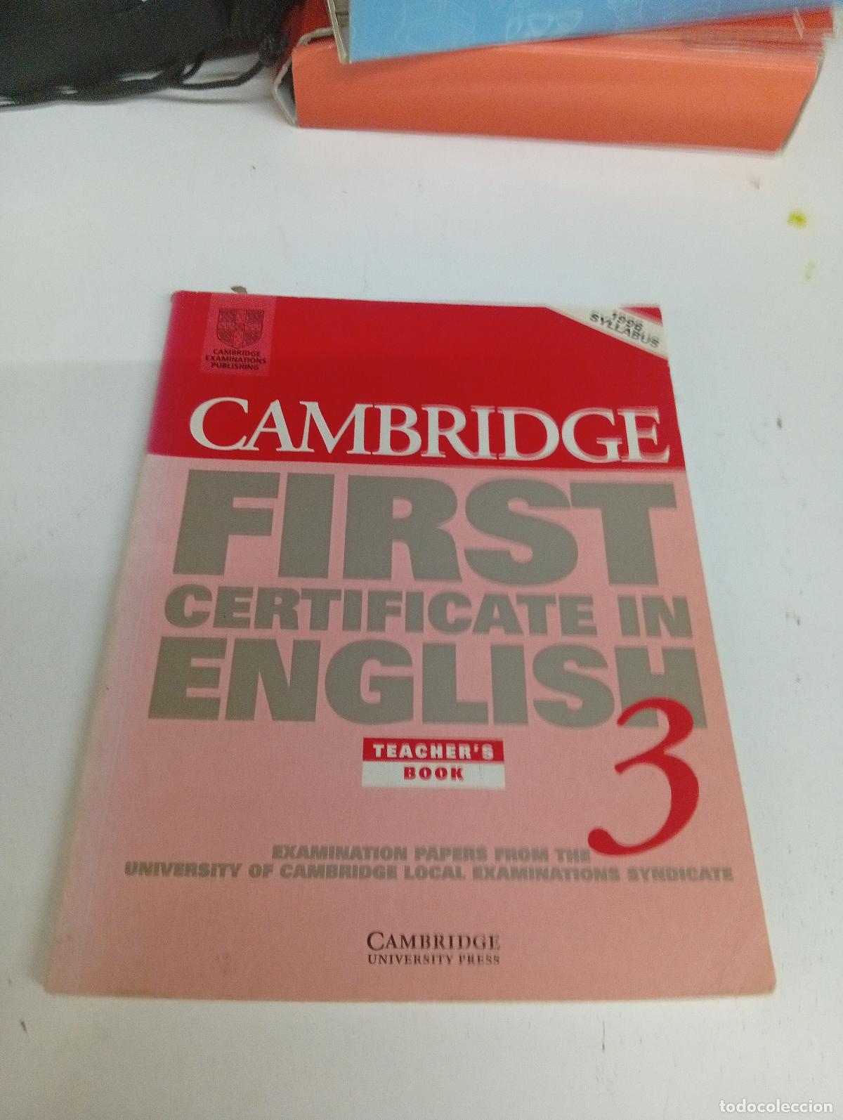 Libri di seconda mano: FIRST CERTIF.IN ENG.3-TCH: Examination Papers from the University of Cambridge Local Examinations Sy