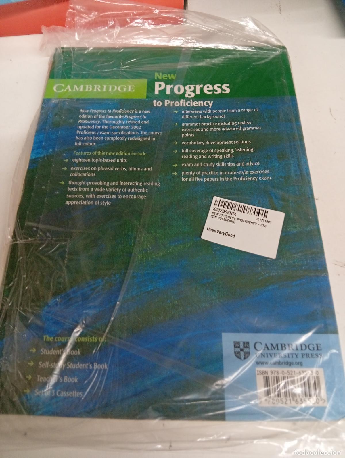 Libros de segunda mano: NEW PROGRESS PROFICIENCY-STS - Jones, Leo