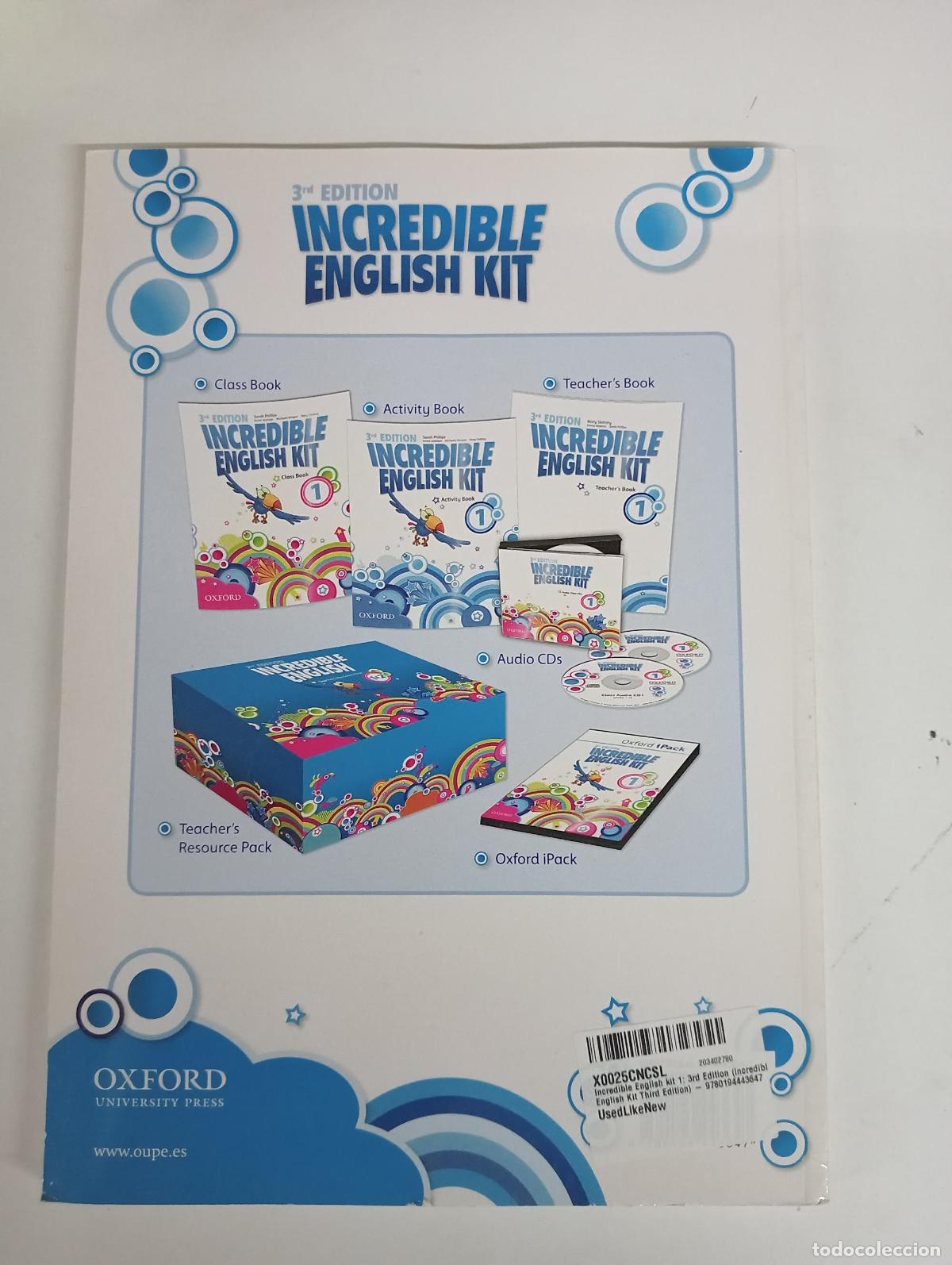 Livros em segunda m&atilde;o: Incredible English Kit 3rd edition 1. Teacher's Guide - Slattery, Mary; Watkins, Emma; Phillips, Sar