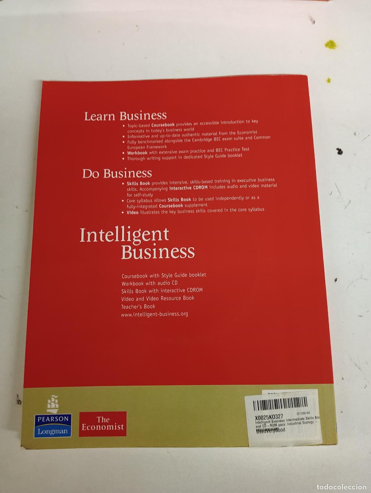 Second hand books: Intelligent Business Intermediate Skills Book and CD-ROM pack: Industrial Ecology - Johnson, Christi
