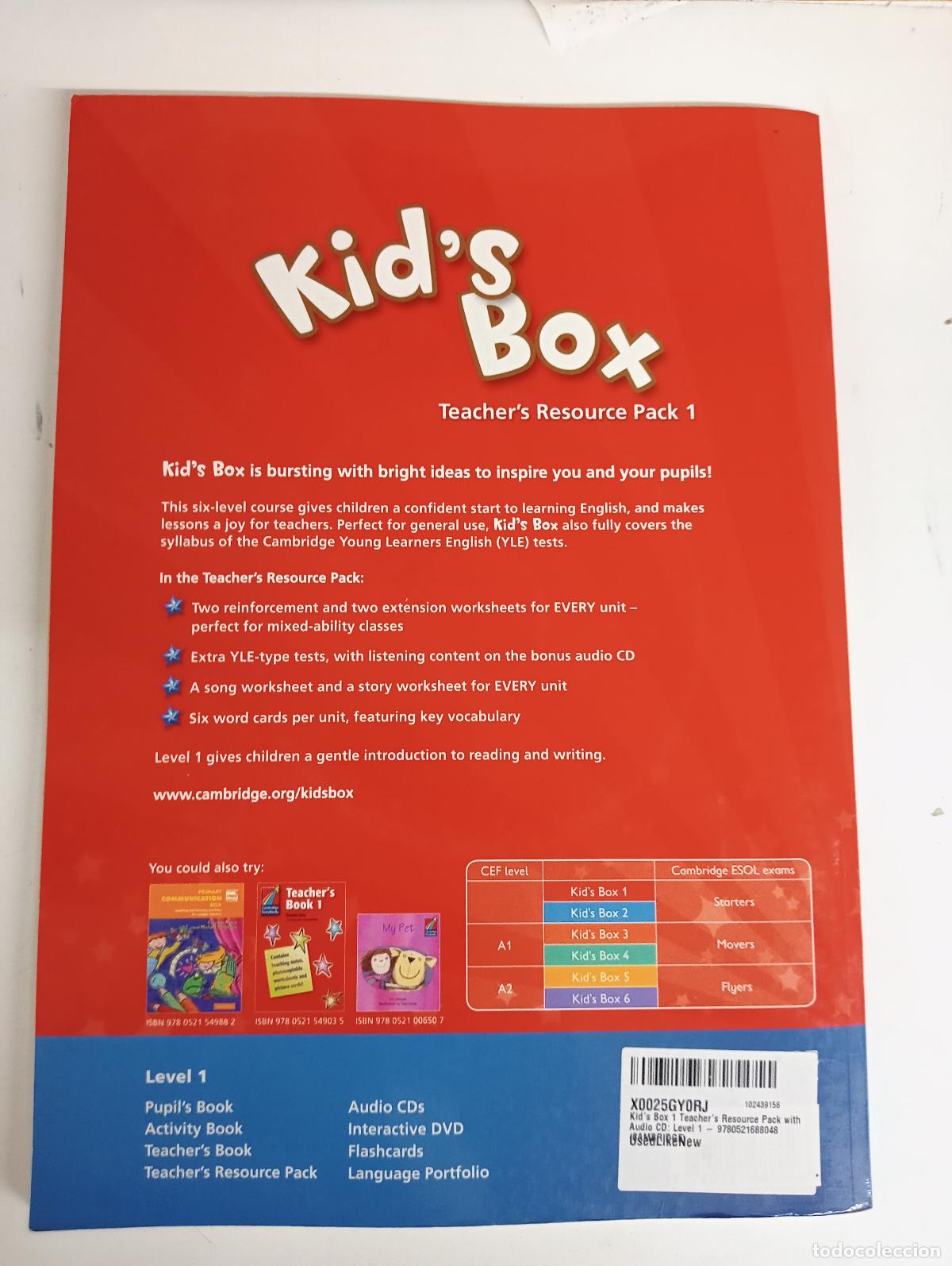 Second hand books: Kid's Box 1 Teacher's Resource Pack with Audio CD: Level 1 - Caroline Nixon, Michael Tomlinson