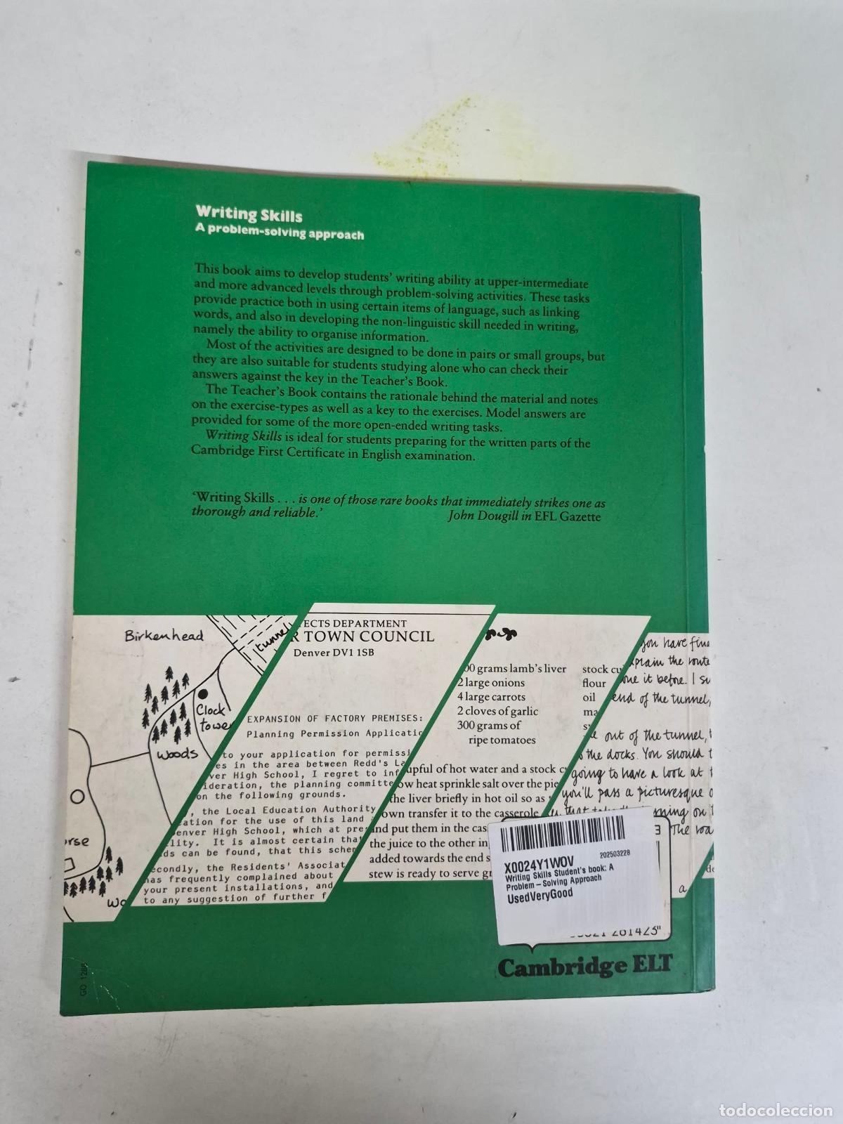 Second hand books: Writing Skills Student's book: A Problem-Solving Approach - Coe, Norman; Rycroft, Robin; Ernest, Pau