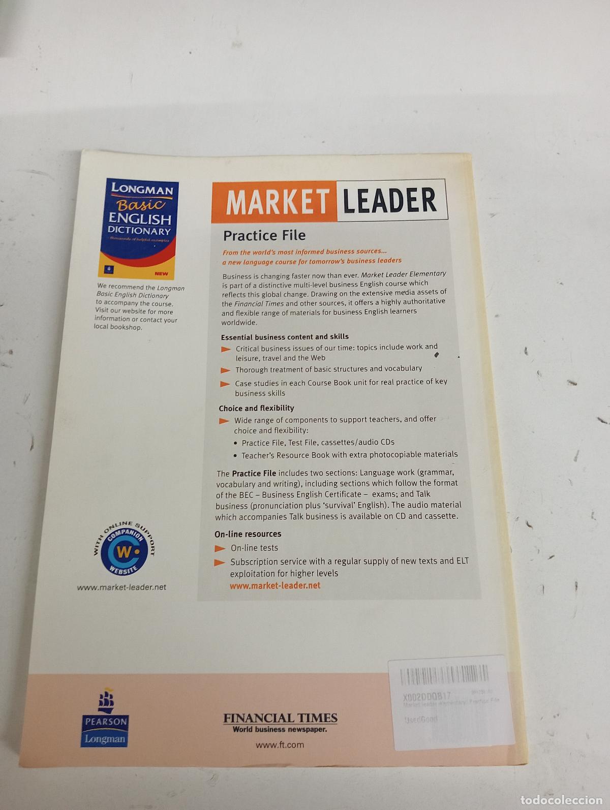 Second hand books: Market leader elementary: Practice File - Rogers, John