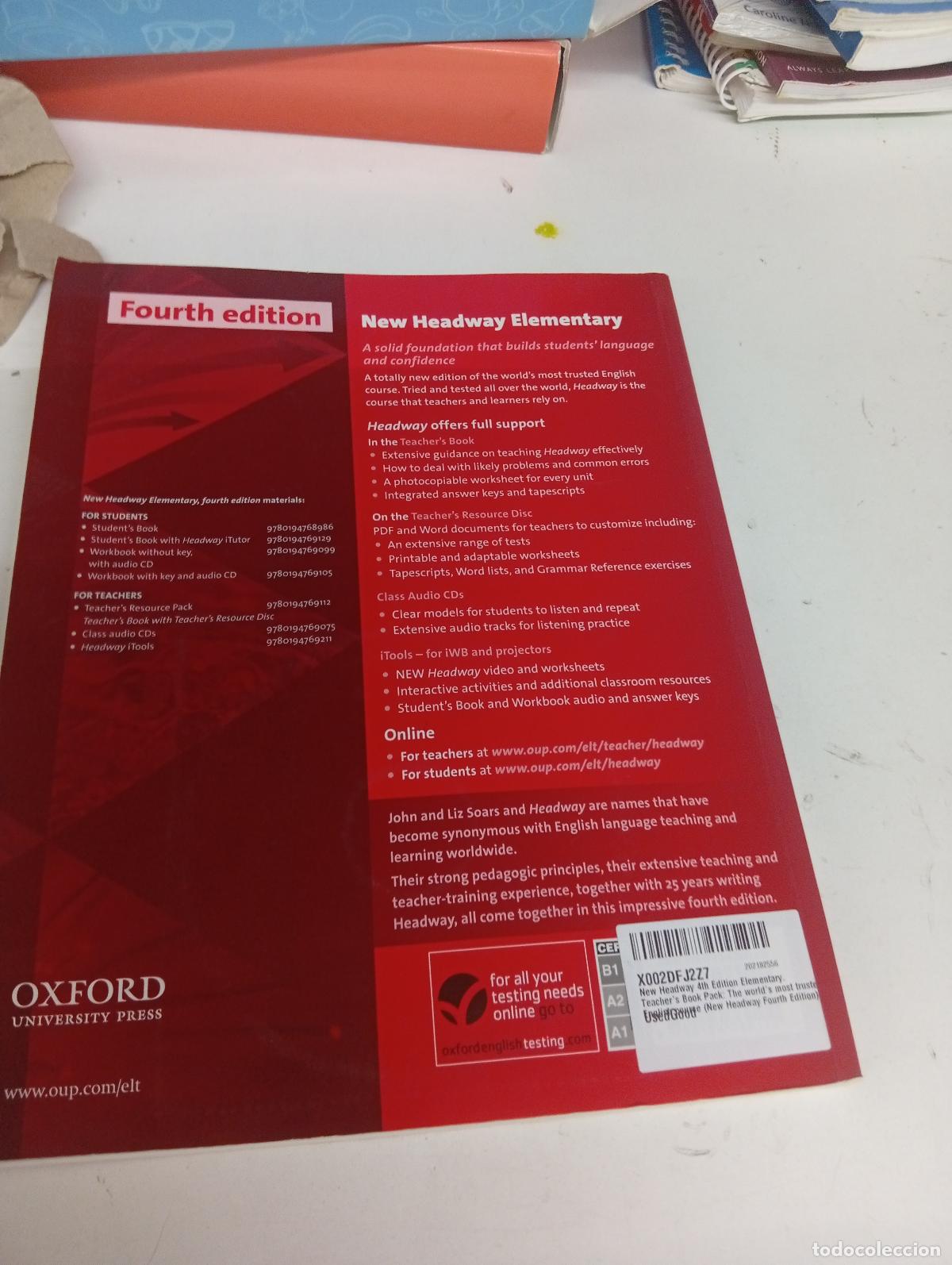 Gebrauchte B&uuml;cher: New Headway 4th Edition Elementary. Teacher's Book Pack: The world's most trusted English course - S