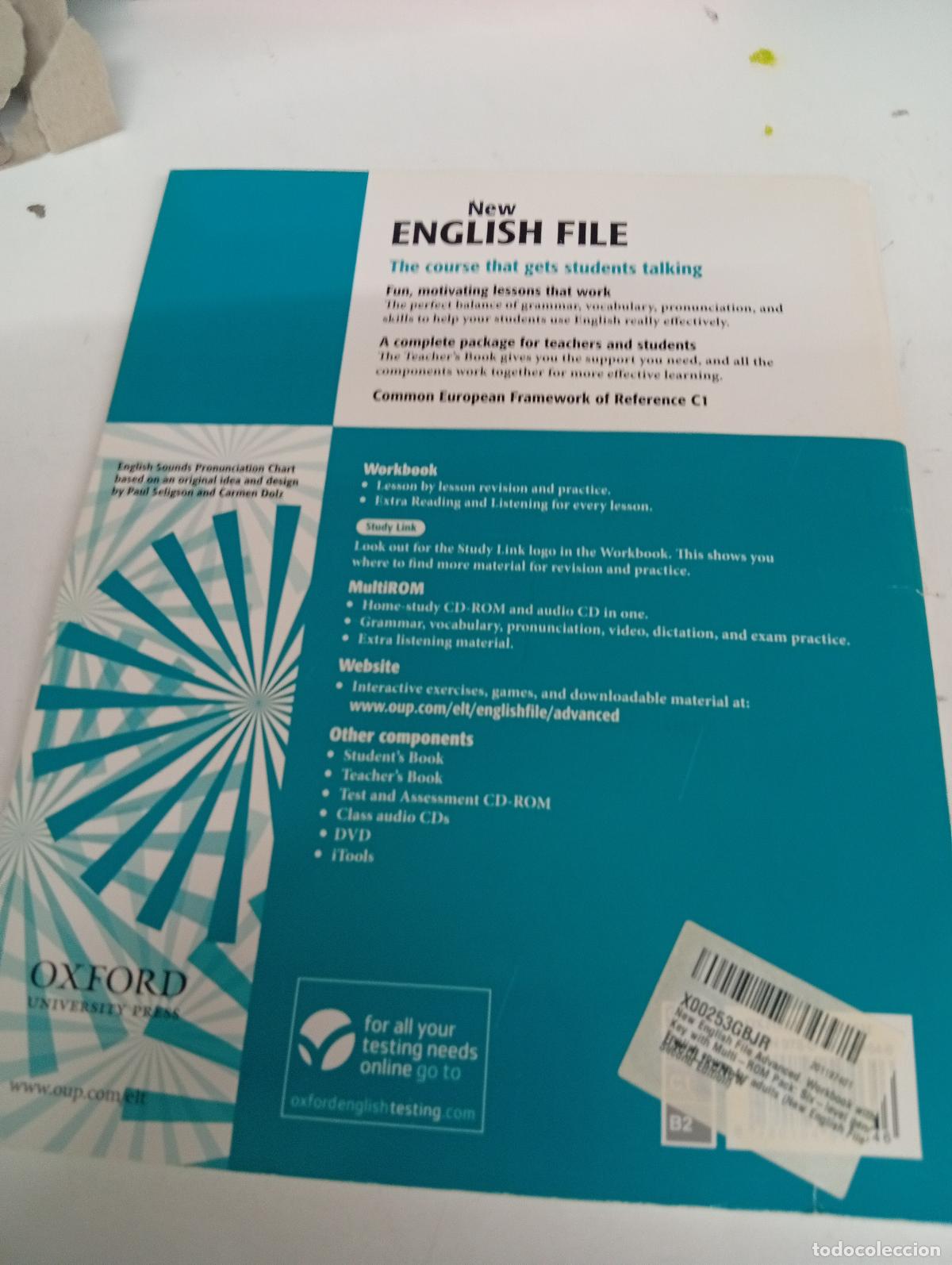 Second hand books: New English File Advanced. Workbook without Key with Multi-ROM Pack: Six-level general English cours