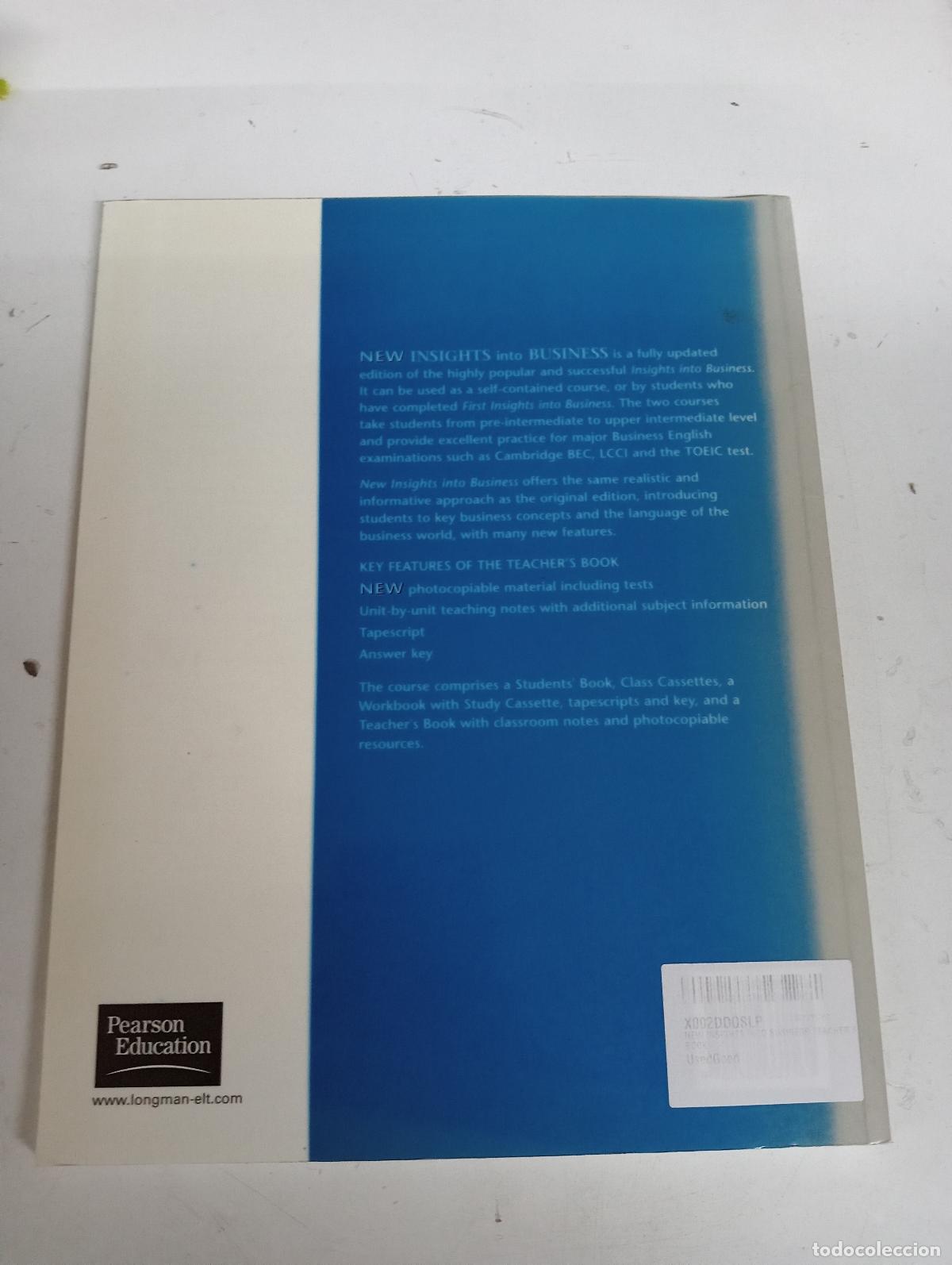Gebrauchte B&uuml;cher: NEW INSIGHTS INTO BUSINESS TEACHER'S BOOK - Tullis, Graham; Trappe, Tonya