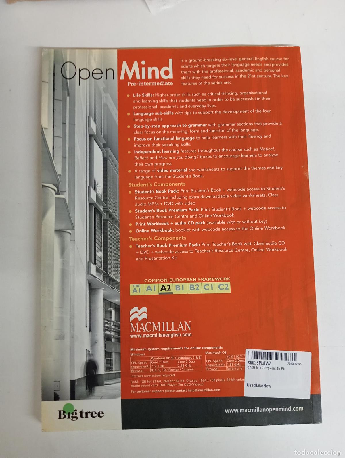 Gebrauchte B&uuml;cher: OPEN MIND Pre-Int Sb Pk - Rogers, Mickey; Taylore-Knowles, Joanne; Taylore-Knowles, Steve