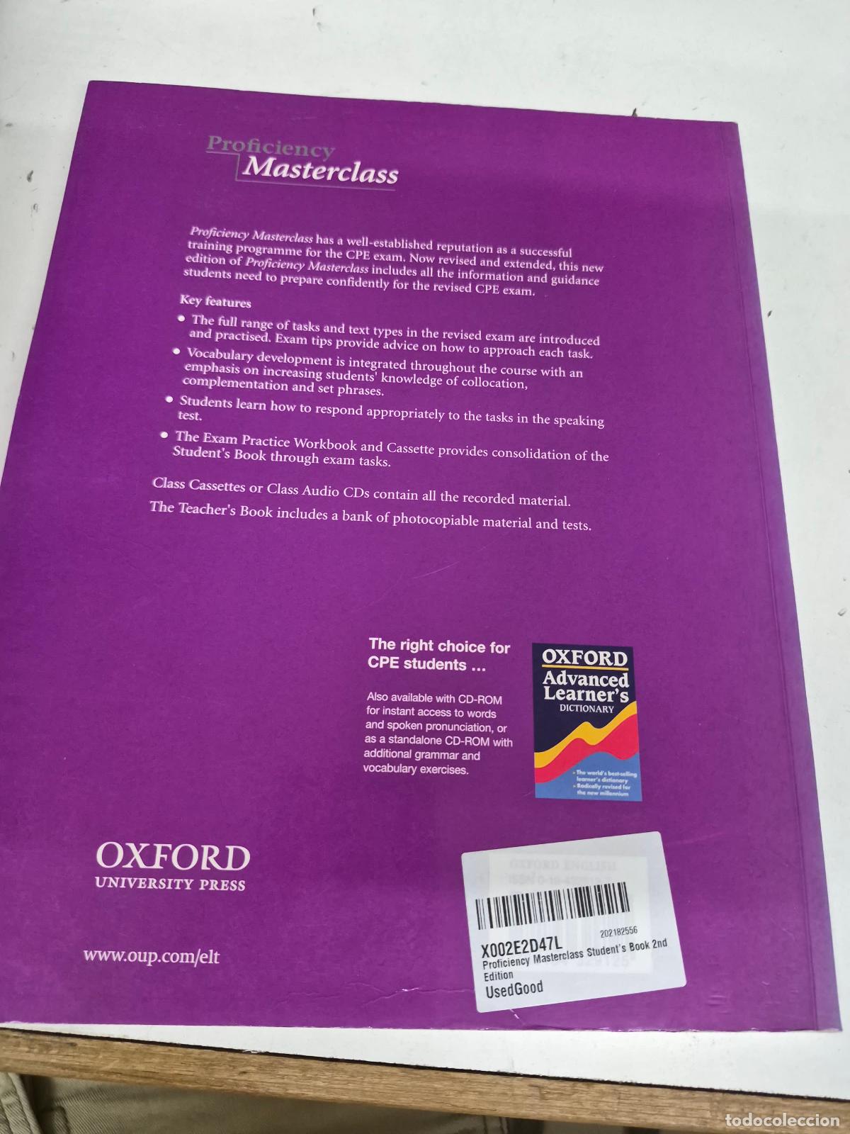 Libri di seconda mano: Proficiency Masterclass Student's Book 2nd Edition - Gude, Kathy; Duckworth, Michael