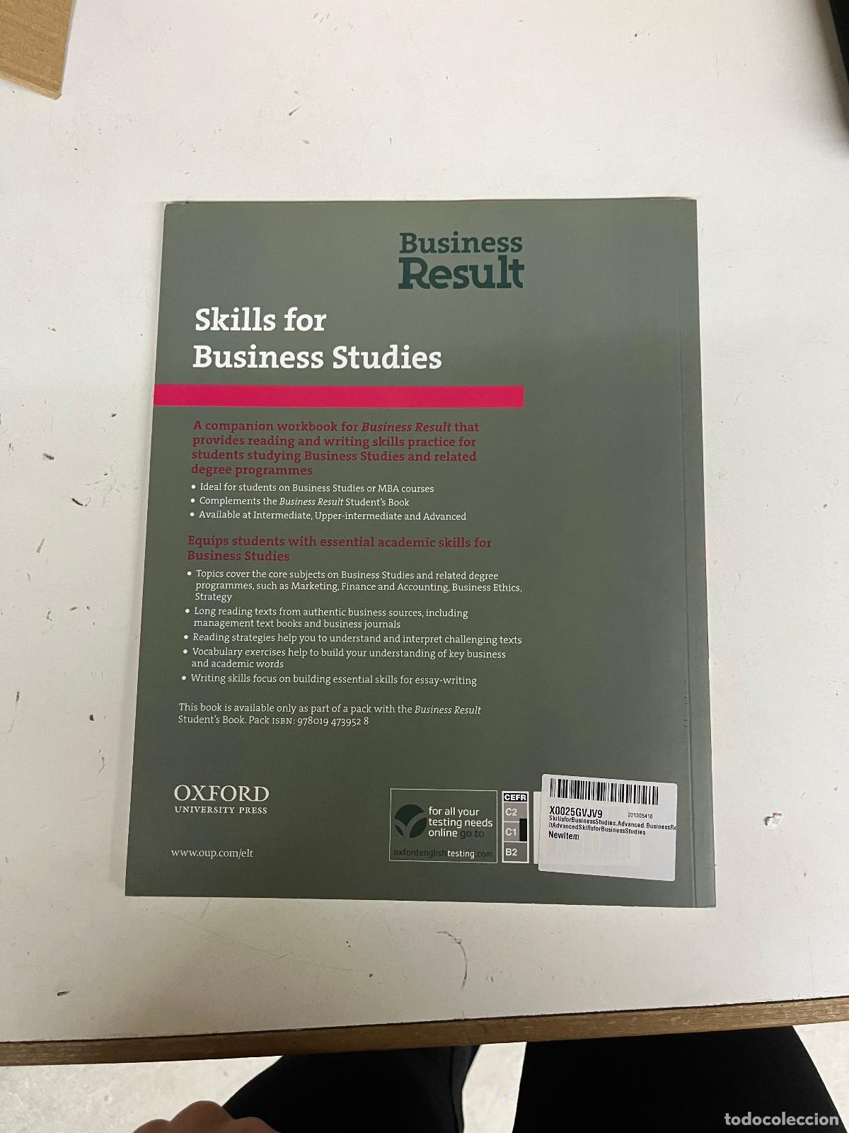 Second hand books: Skills for Business Studies. Advanced. Business Result Advanced Skills for Business Studies - Naunto