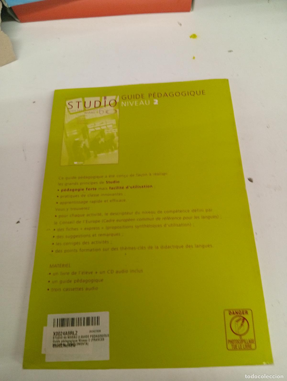 Second hand books: STUDIO 60 NIVEAU 2 GUIDE PEDAGOGIQUE: Guide p&eacute;dagogique Niveau 2 (FRANCES MATERIAL COMPLEMENTA) - La