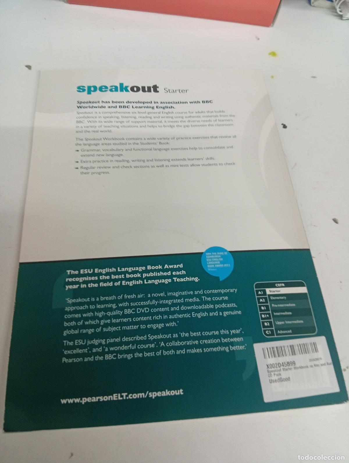 Second hand books: Speakout Starter Workbook no Key and Audio CD Pack - Eales, Frances; Oakes, Steve