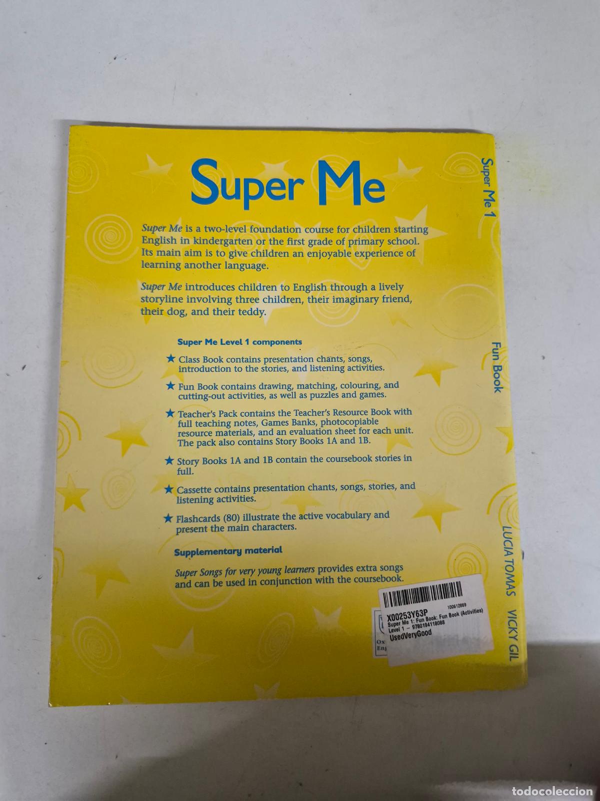 Second hand books: Super Me 1: Fun Book: Fun Book (Activities) Level 1 - Lucia Tomas, Vicky Gil