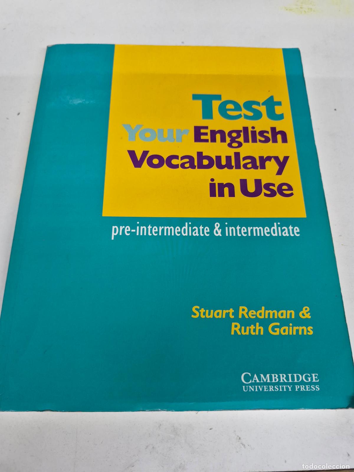 Gebrauchte B&uuml;cher: Test your English Vocabulary in Use: Pre-intermediate and Intermediate - Redman, Stuart; Gairns, Rut