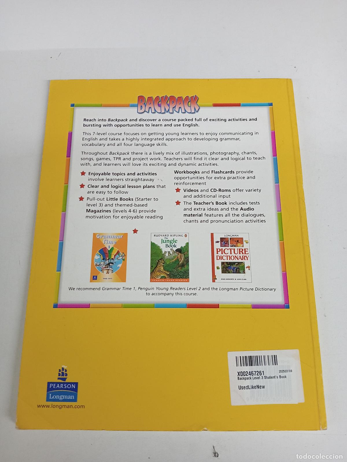 Libros de segunda mano: Backpack Level 3 Students Book - Herrera, Mario; Pinkley, Diane - Foto 2