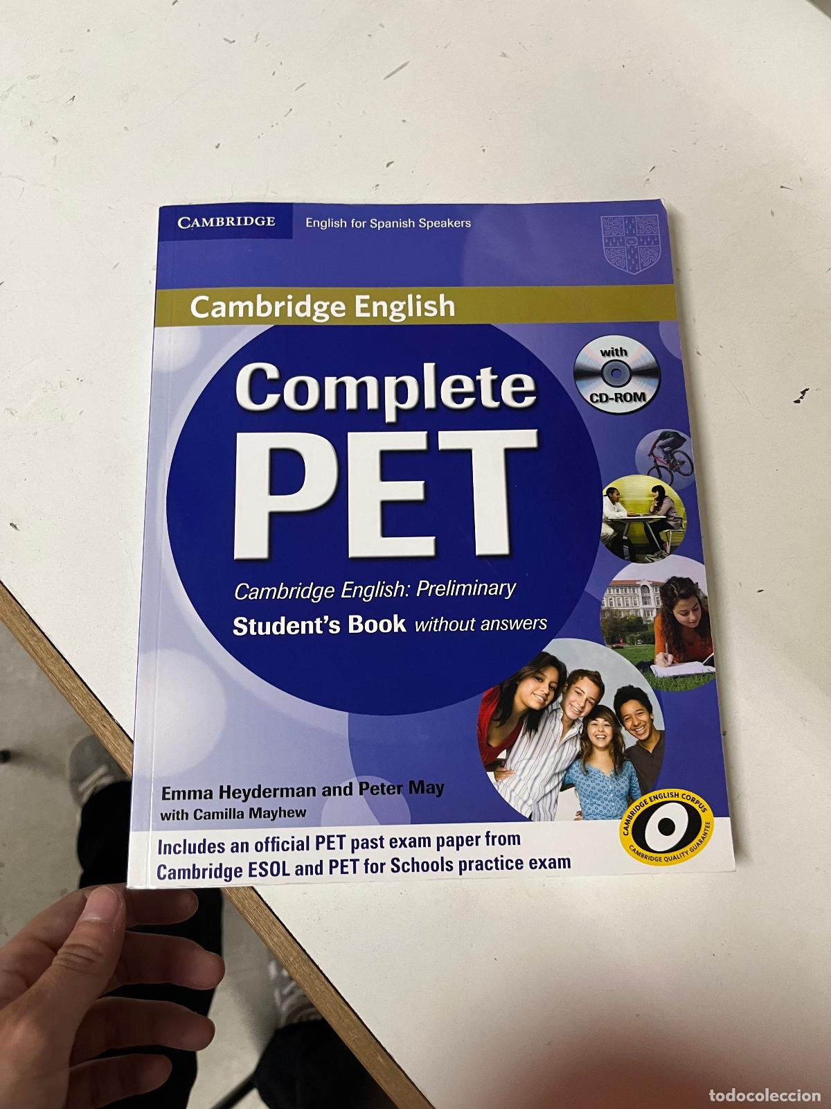 Second hand books: Complete PET for Spanish Speakers Student's Book without answers with CD-ROM (CAMBRIDGE) - Heyderman