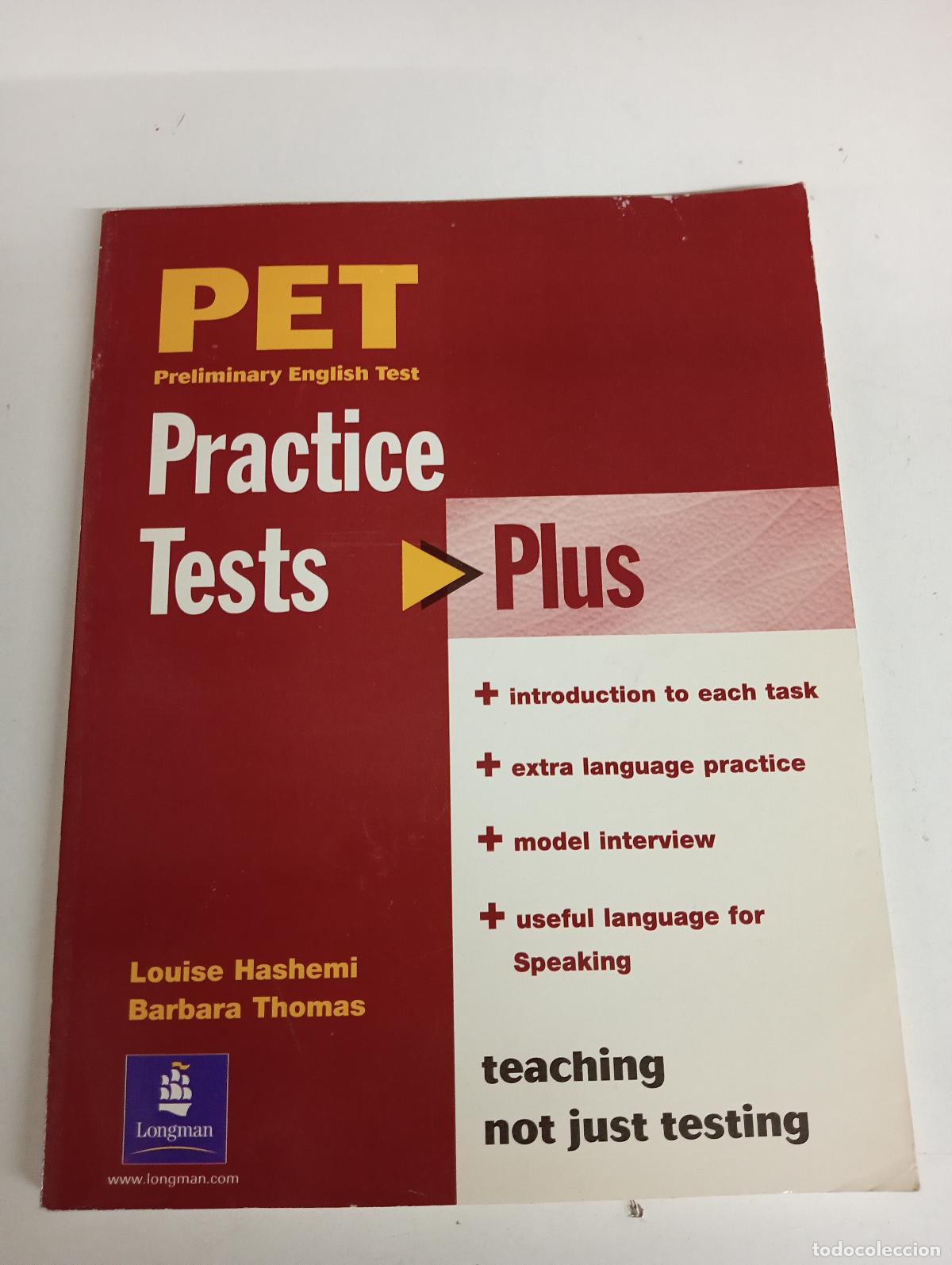 Libros de segunda mano: Practice Tests Plus PET Without Key - Hashemi, Louise; Thomas, Barbara