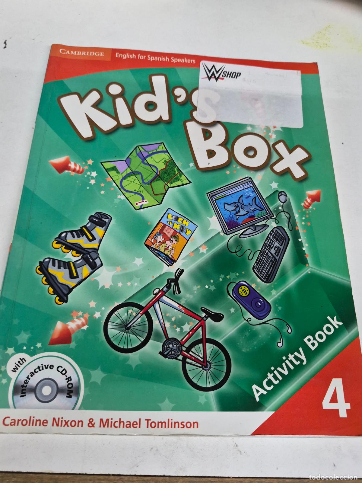 Second hand books: Kid's Box for Spanish Speakers 4 Activity Book with CD-ROM and Language Portfolio - Nixon, Caroline;