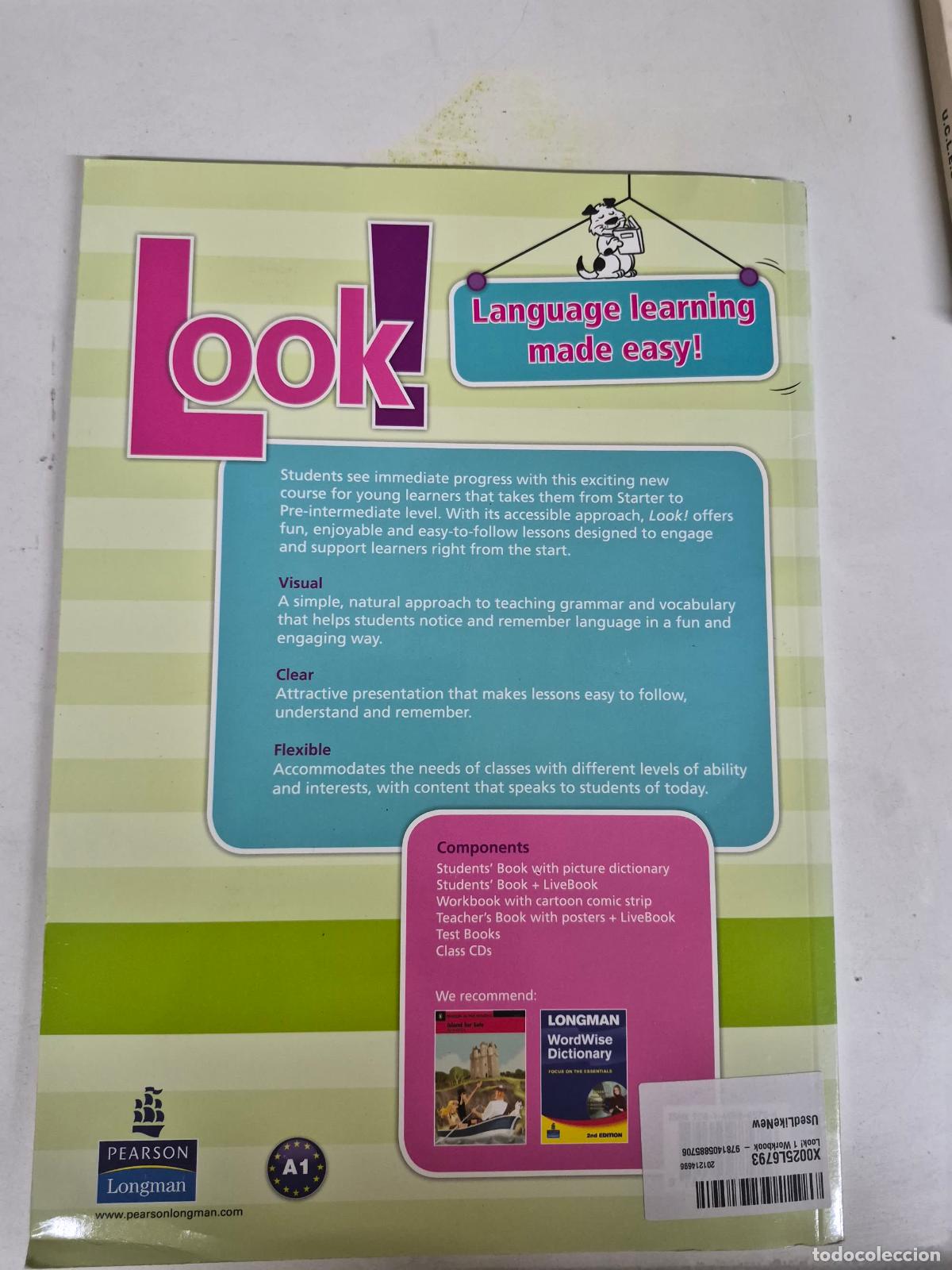 Libros de segunda mano: Look! 1 Workbook - Steve Elsworth - Foto 2