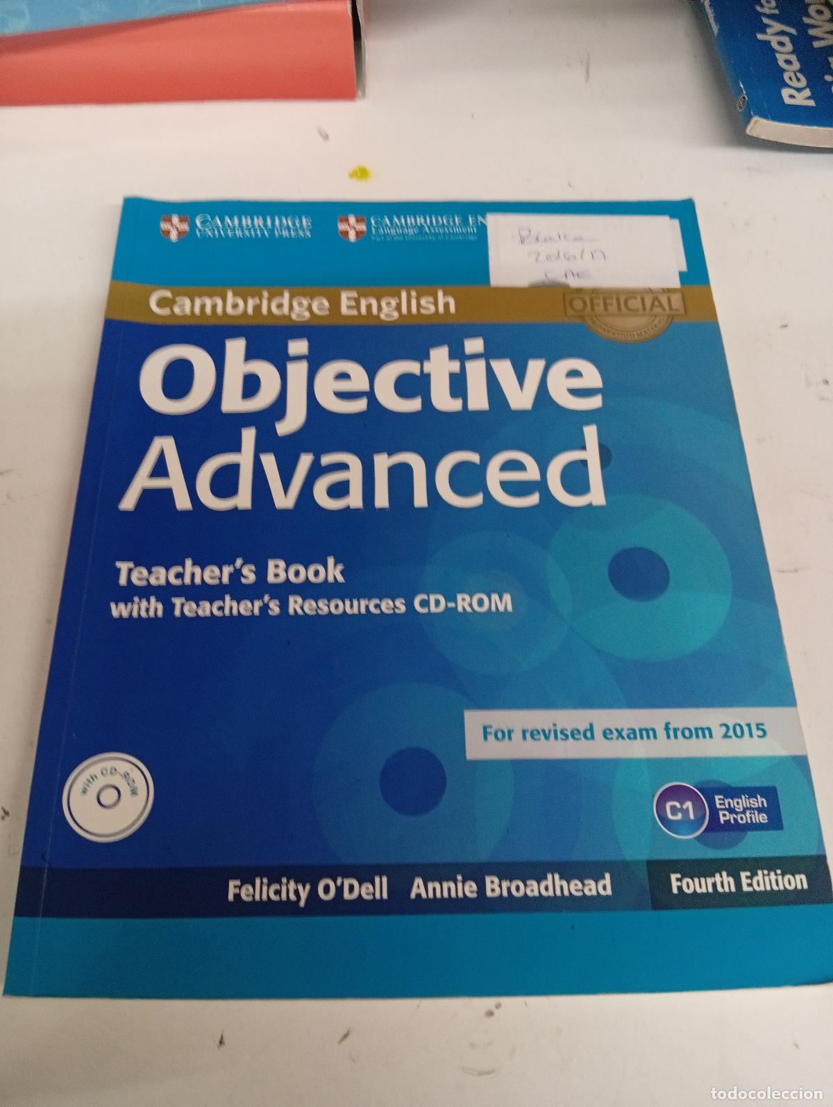 Second hand books: Objective Advanced Teacher's Book with Teacher's Resources CD-ROM Fourth Edition - O'Dell, Felicity;
