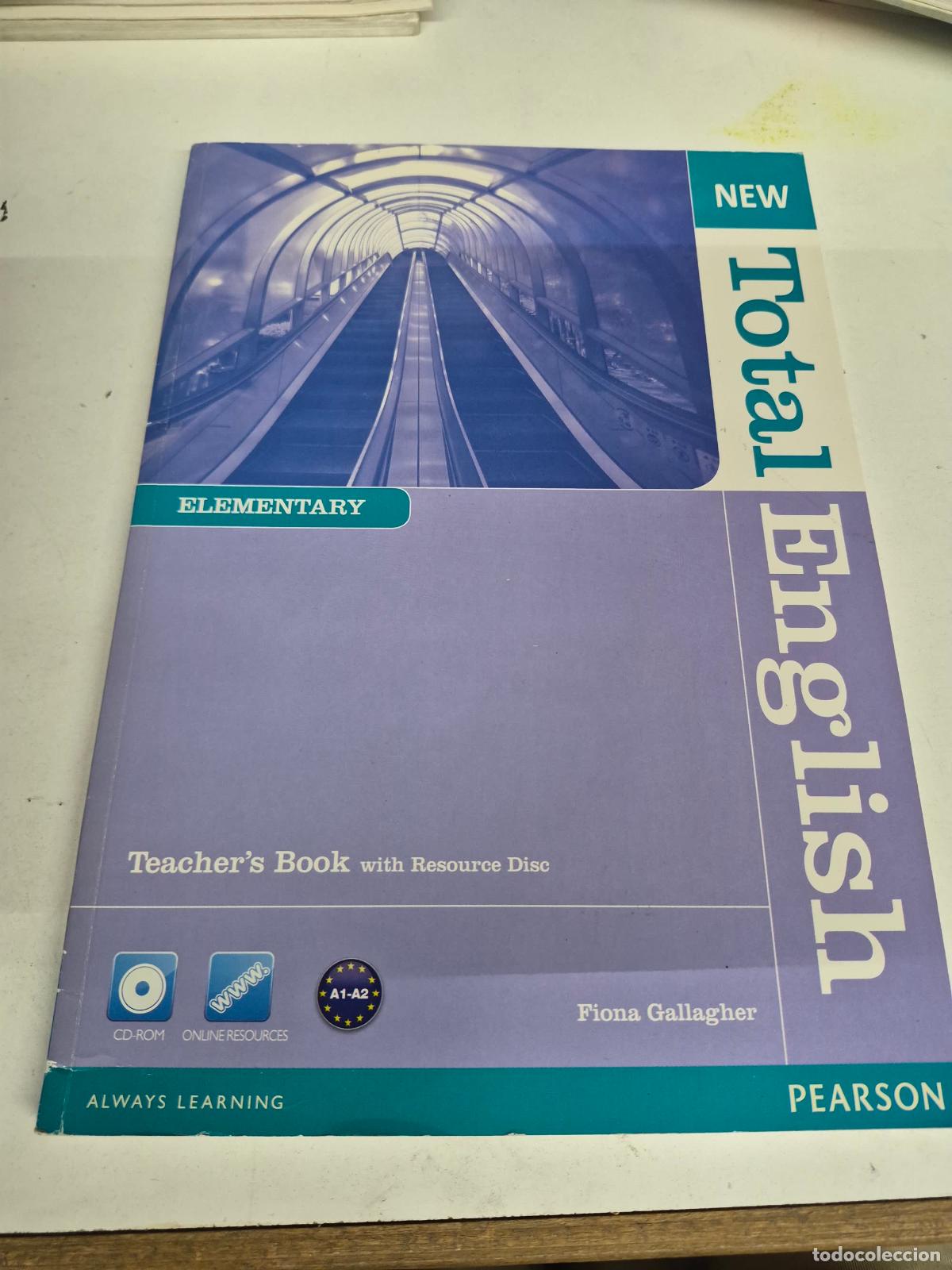 Libros de segunda mano: NEW TOTAL ENGLISH ELEMENTARY TEACHER'S BOOK AND TEACHER'S RESOURCE CD PA - Gallagher, Fiona