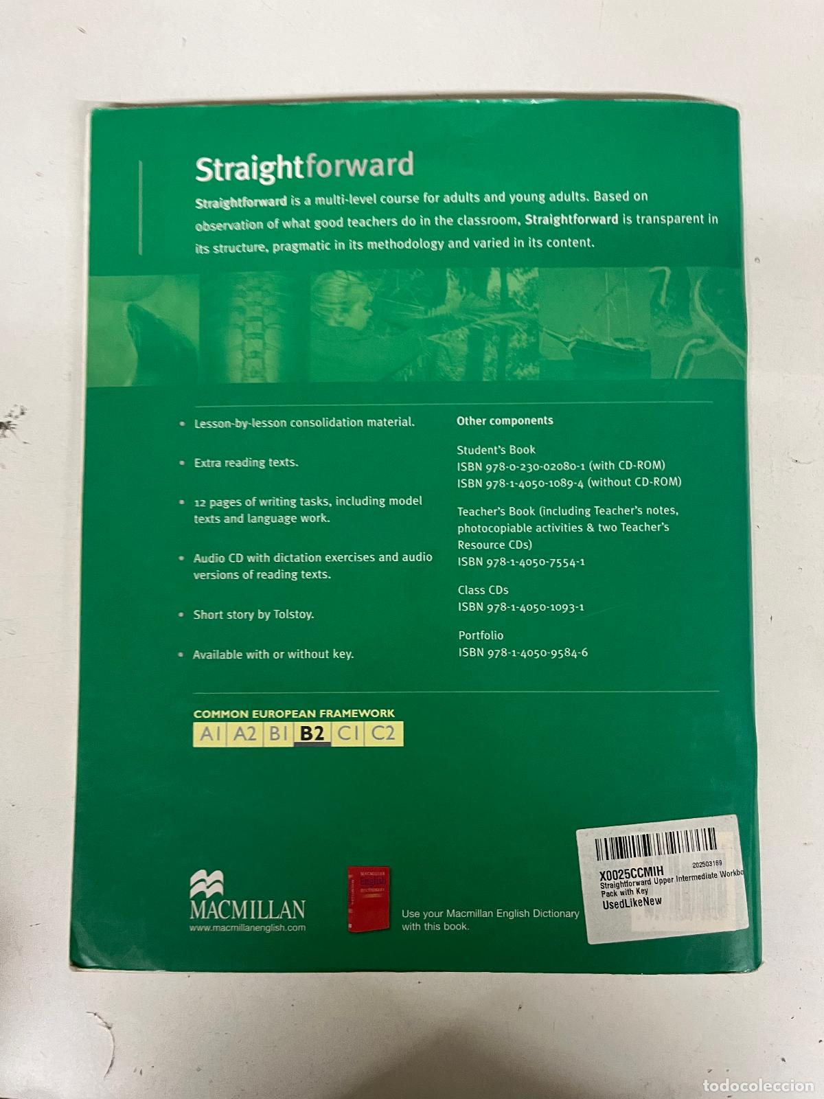 Libros de segunda mano: Straightforward Upper Intermediate Workbook Pack with Key - Kerr, Philip - Foto 2