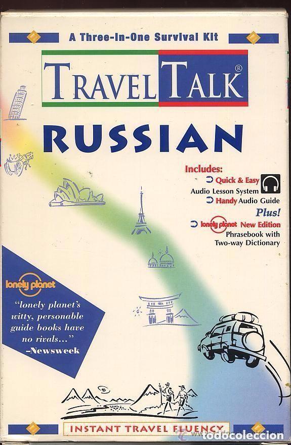 Libros de segunda mano: TRAVEL TALK RUSSIAN - LONELY PLANET - CON LIBRO Y CASETE -VER FOTOS . Gu&iacute;a de conversaci&oacute;n y curso