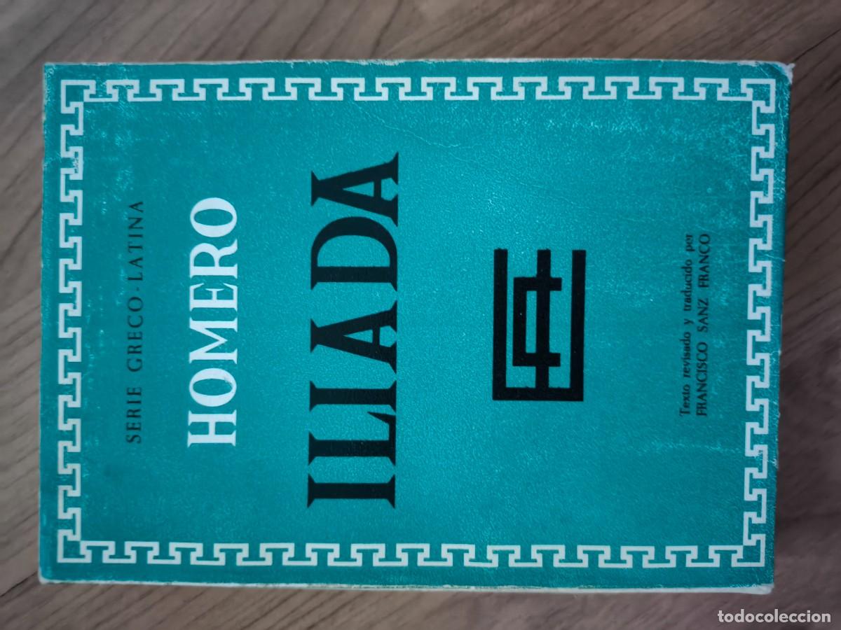 Libros de segunda mano: Homero Il&iacute;ada espa&ntilde;ol-griego