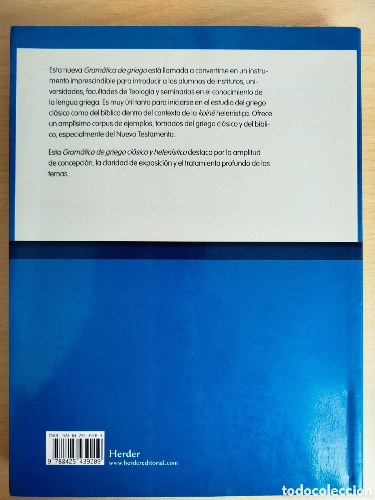 Libros de segunda mano: Gram&aacute;tica de griego cl&aacute;sico y helen&iacute;stico - Foto 2