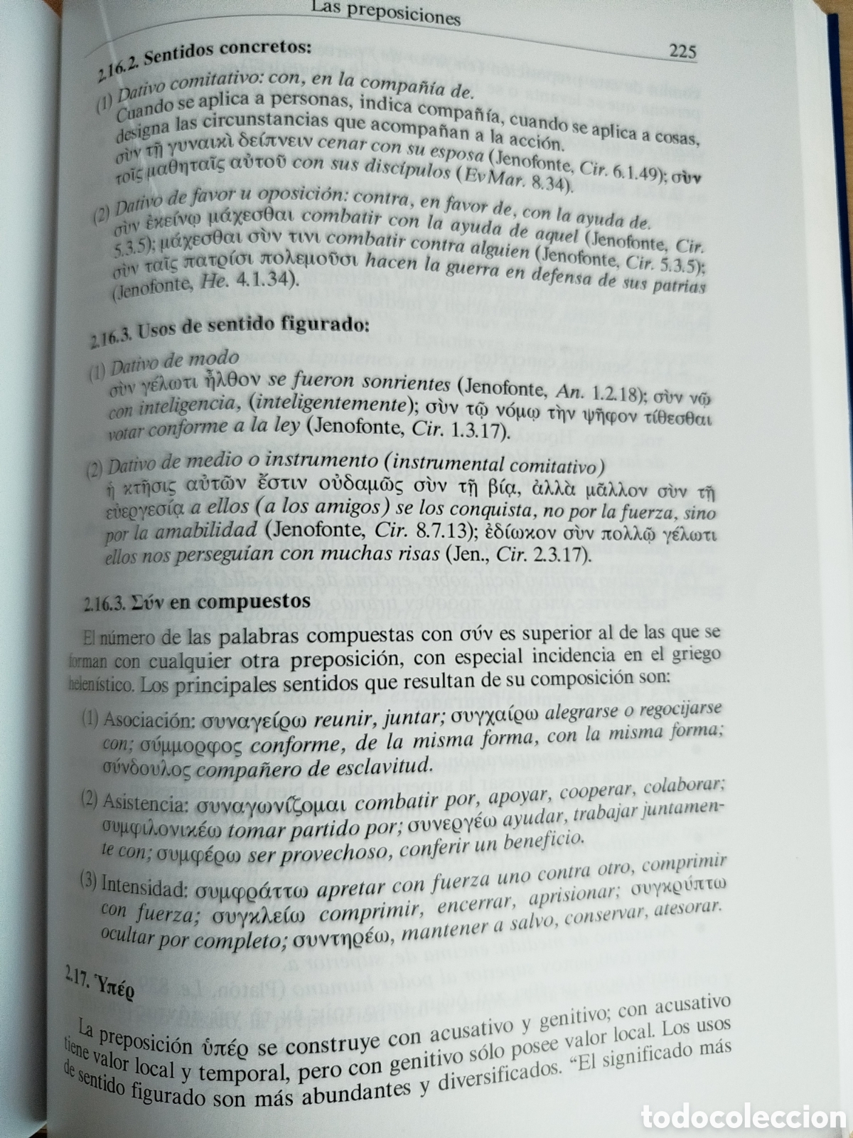 Libros de segunda mano: Gram&aacute;tica de griego cl&aacute;sico y helen&iacute;stico - Foto 3