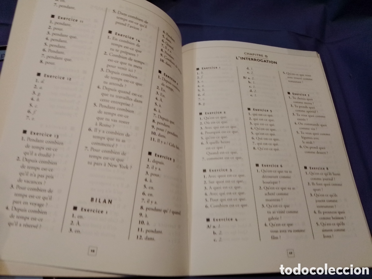 Libros de segunda mano: Libro Exercices de grammaire niveau debutant e intermediaire - Foto 9