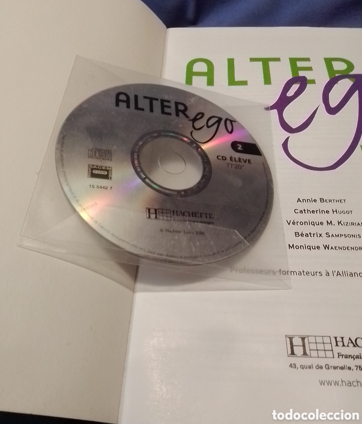 Libros de segunda mano: Libro Alter ego methode de francais 2 y CD - Foto 2