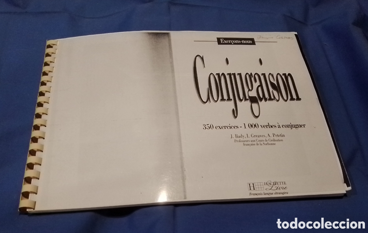 Libros de segunda mano: Cuaderno de Conjugaison