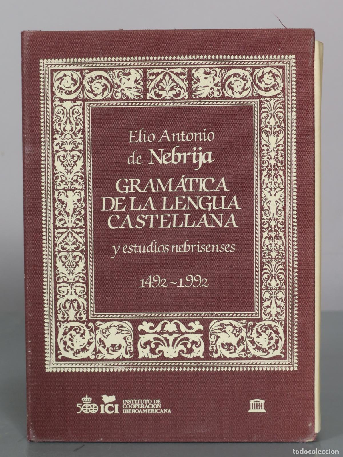 Libros de segunda mano: Gram&aacute;tica de la lengua castellana y estudios nebrisenses - Elio Antonio de Nebrija - Instituto de